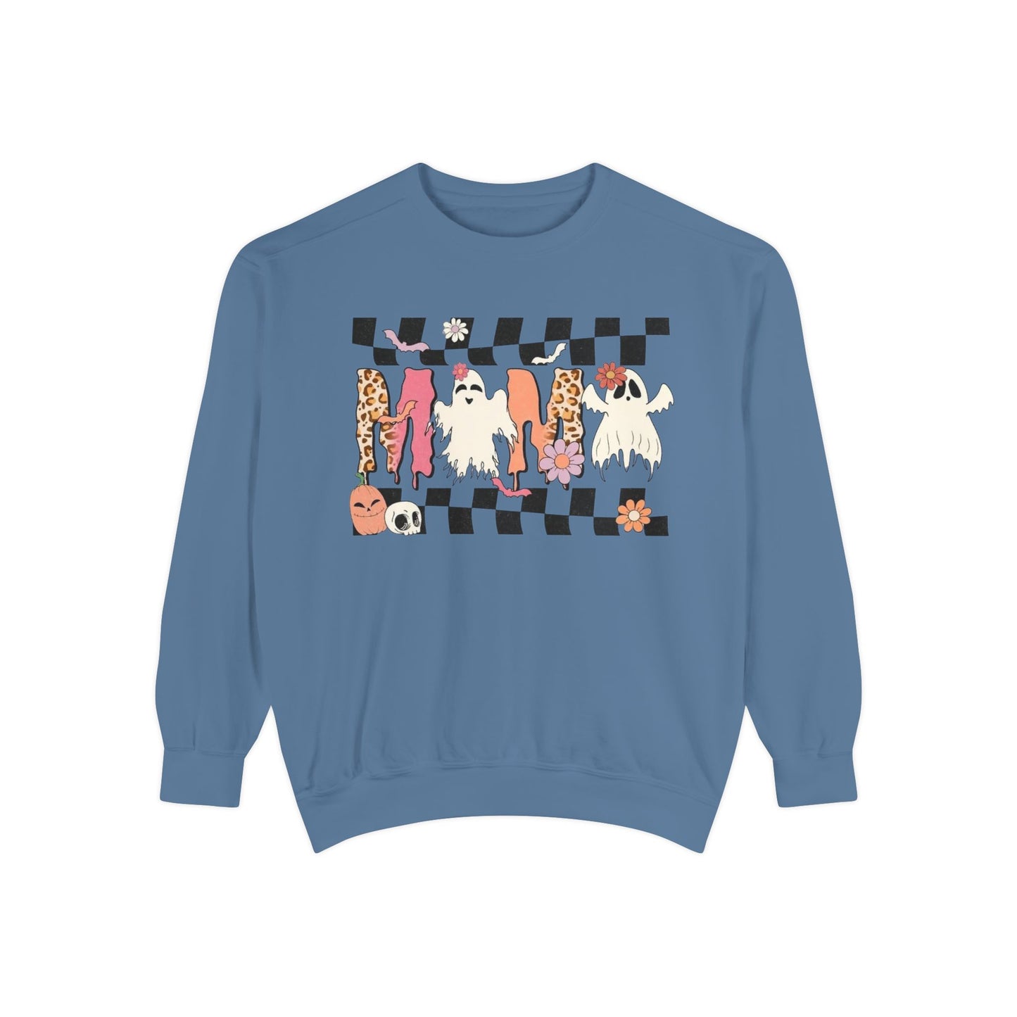 Checkerboard Cats Sweatshirt — Cute Cat Pattern Pullover