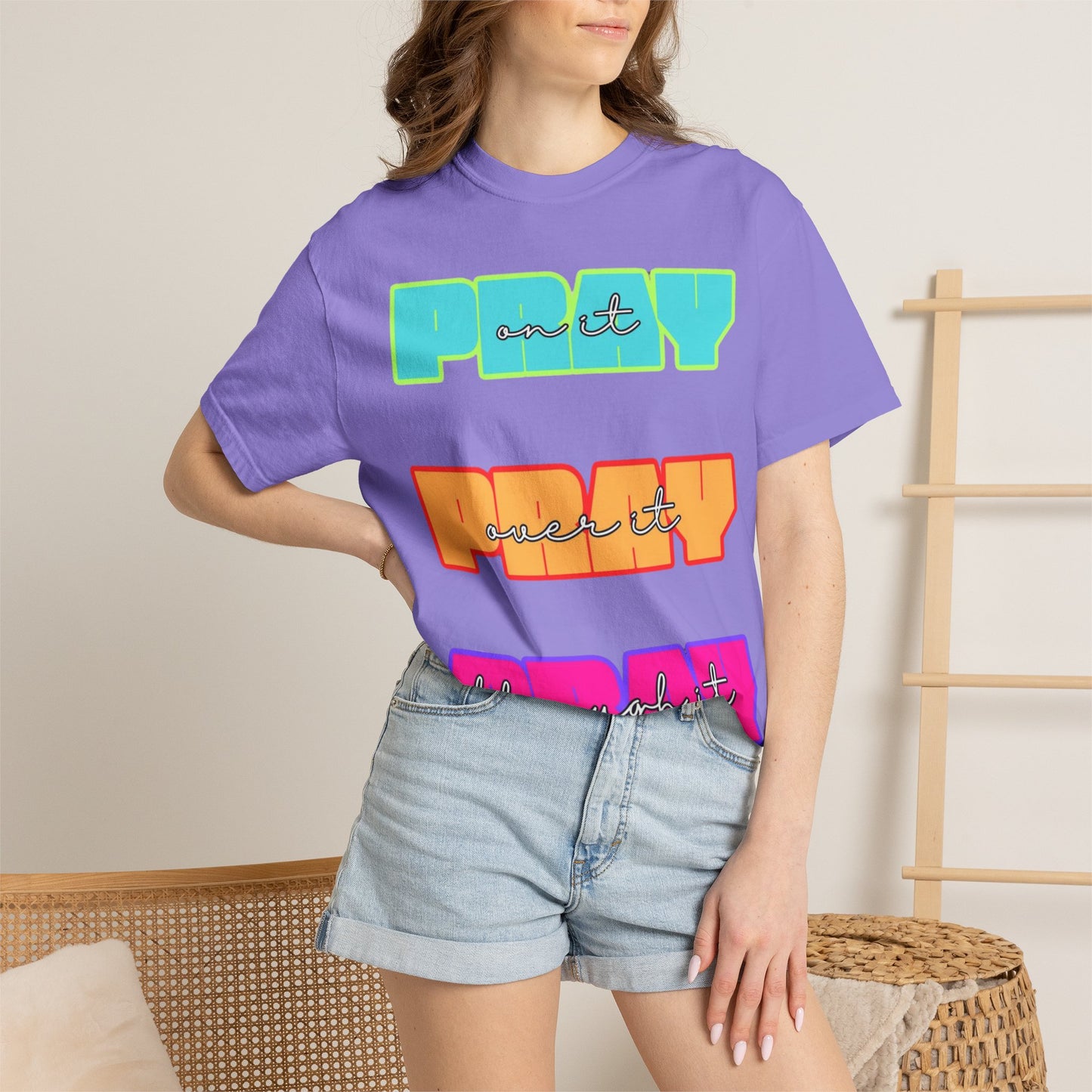 Play On It, Push It, Through It T-Shirt — Motivational Retro Graphic Tee