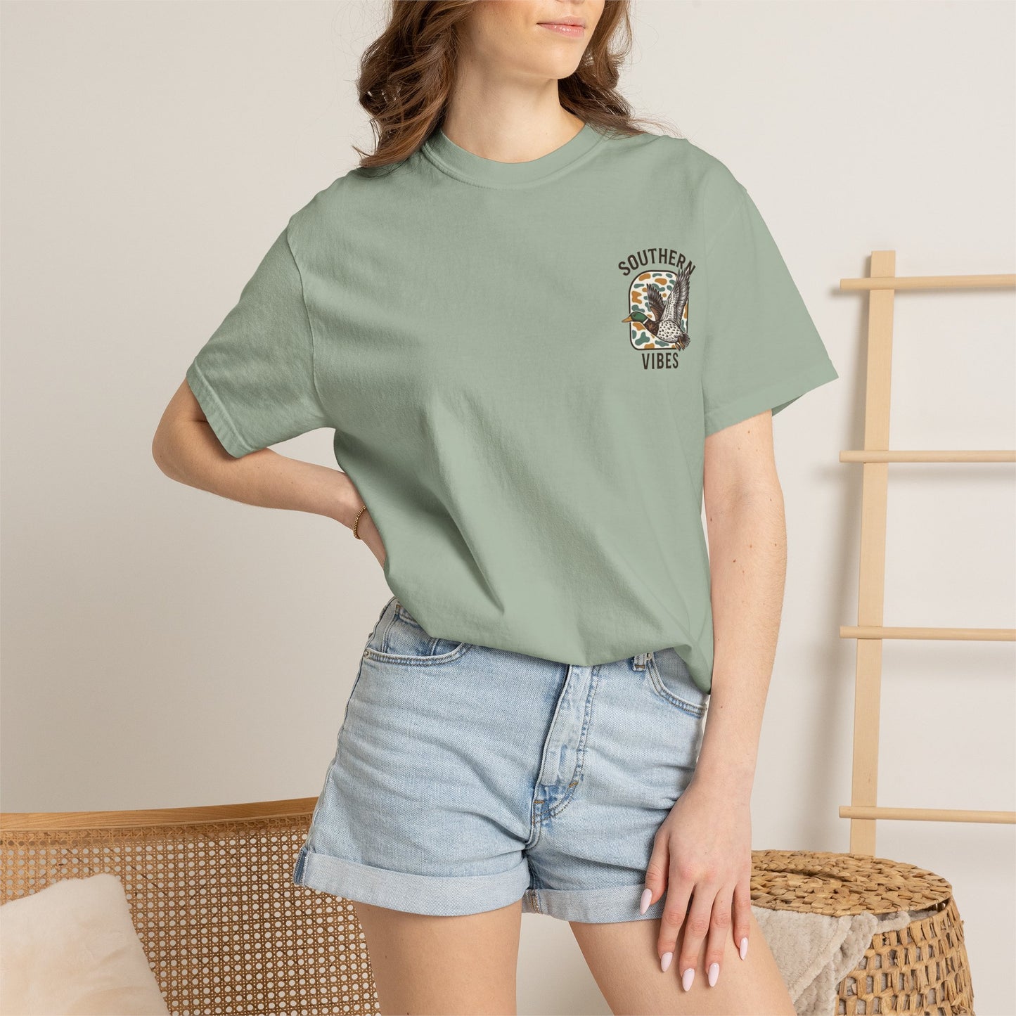 Southern Vibes Duck Graphic T‑Shirt