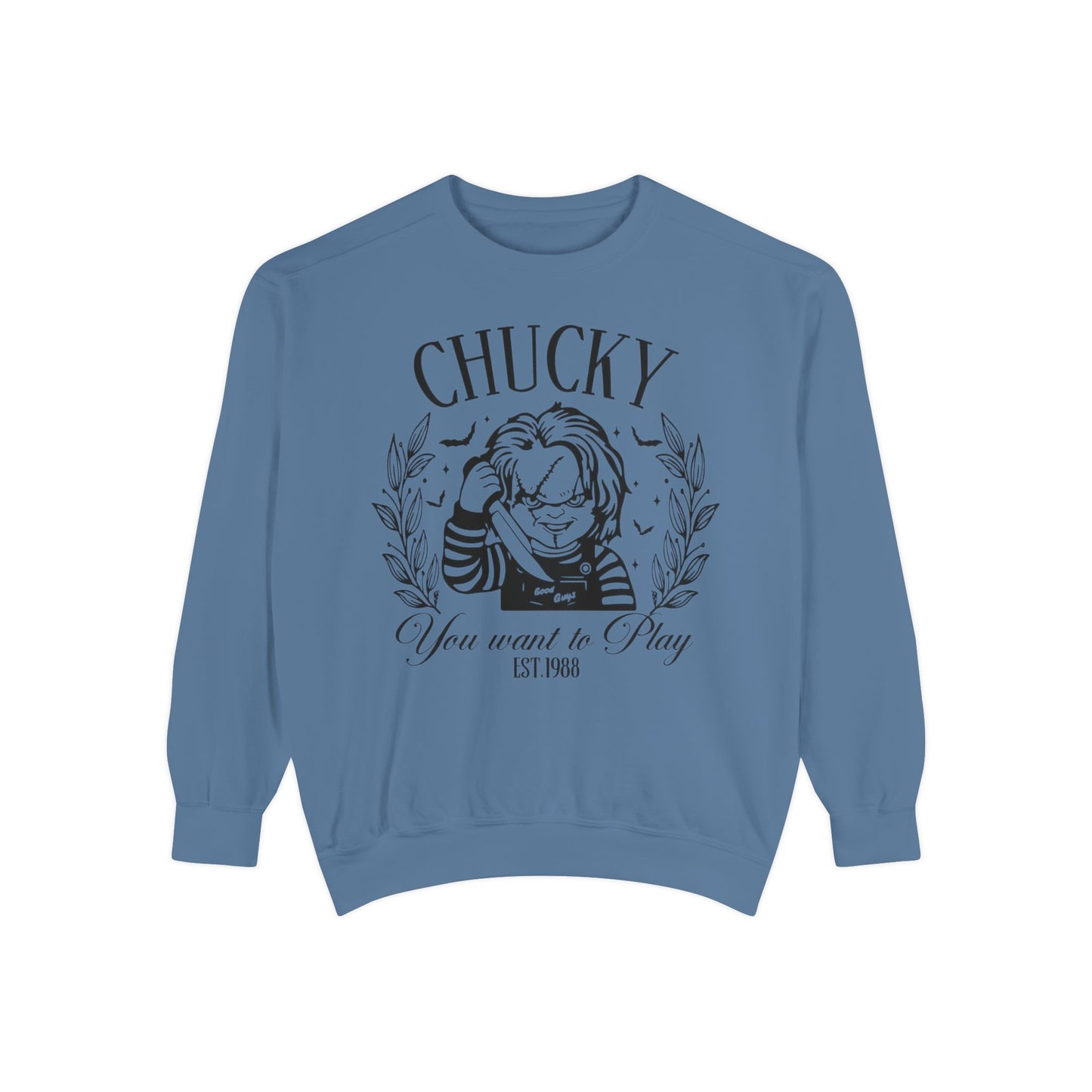 Chucky "You Want to Play" Graphic Sweatshirt