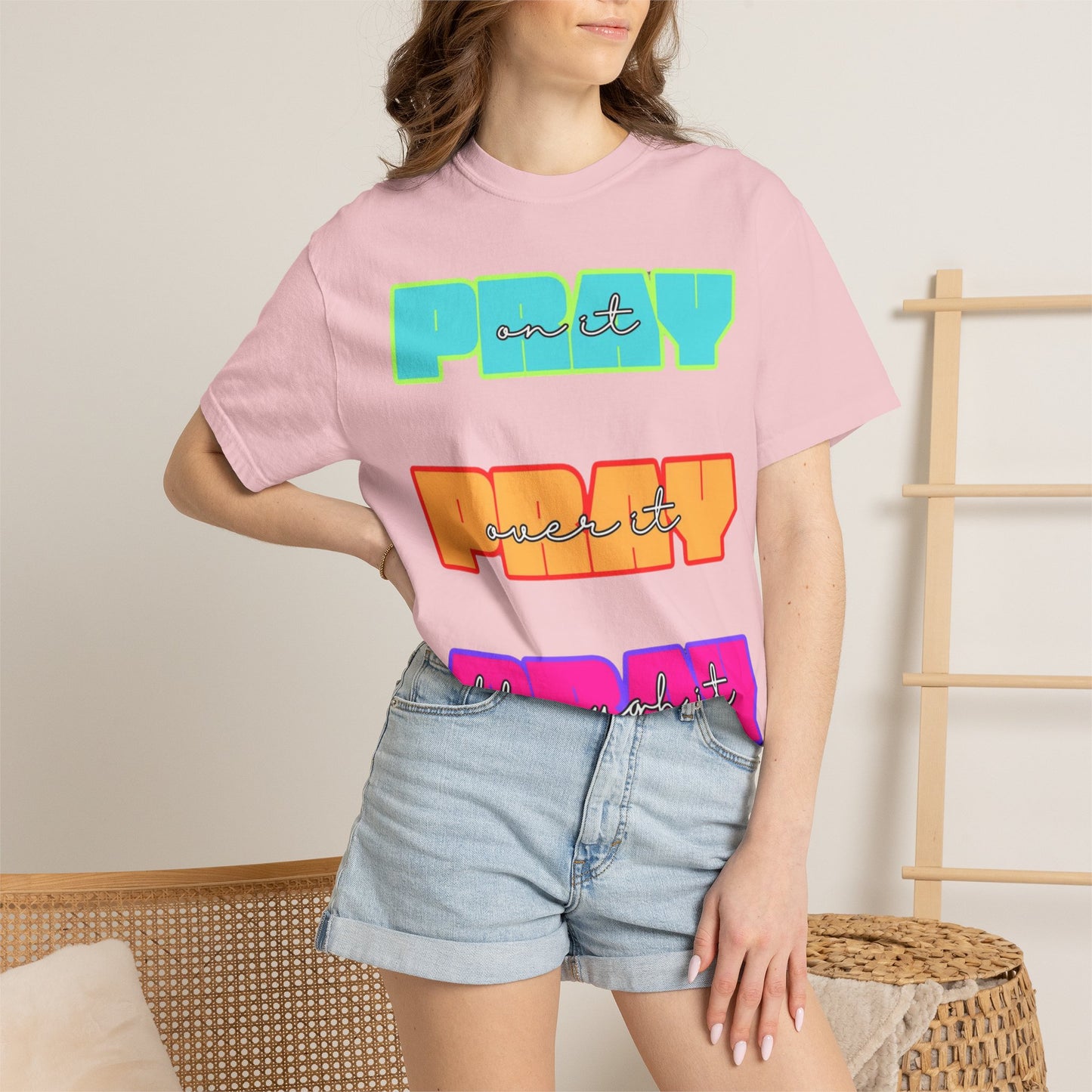 Play On It, Push It, Through It T-Shirt — Motivational Retro Graphic Tee