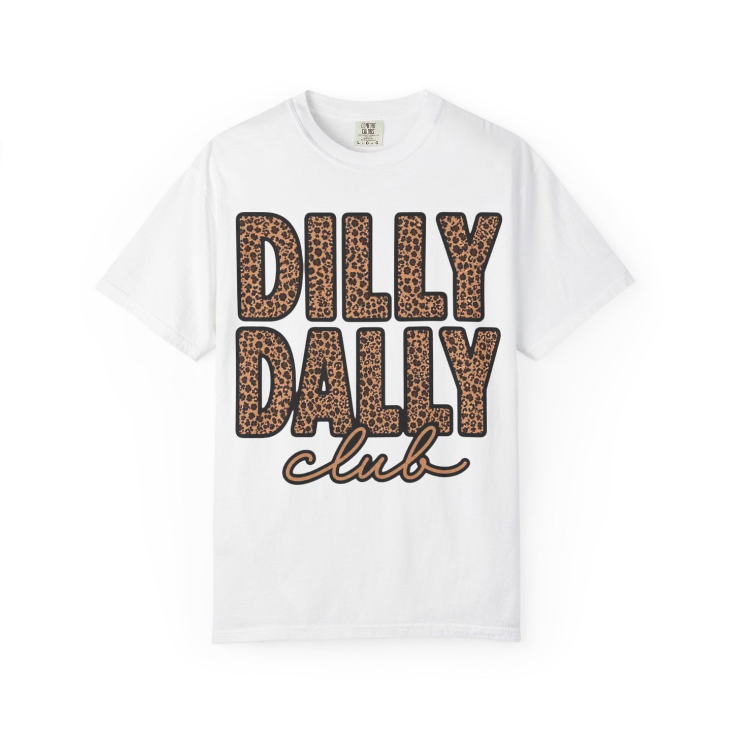 Dilly Dally Club Leopard Print T-Shirt