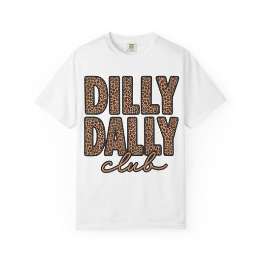Dilly Dally Club Leopard Print T-Shirt