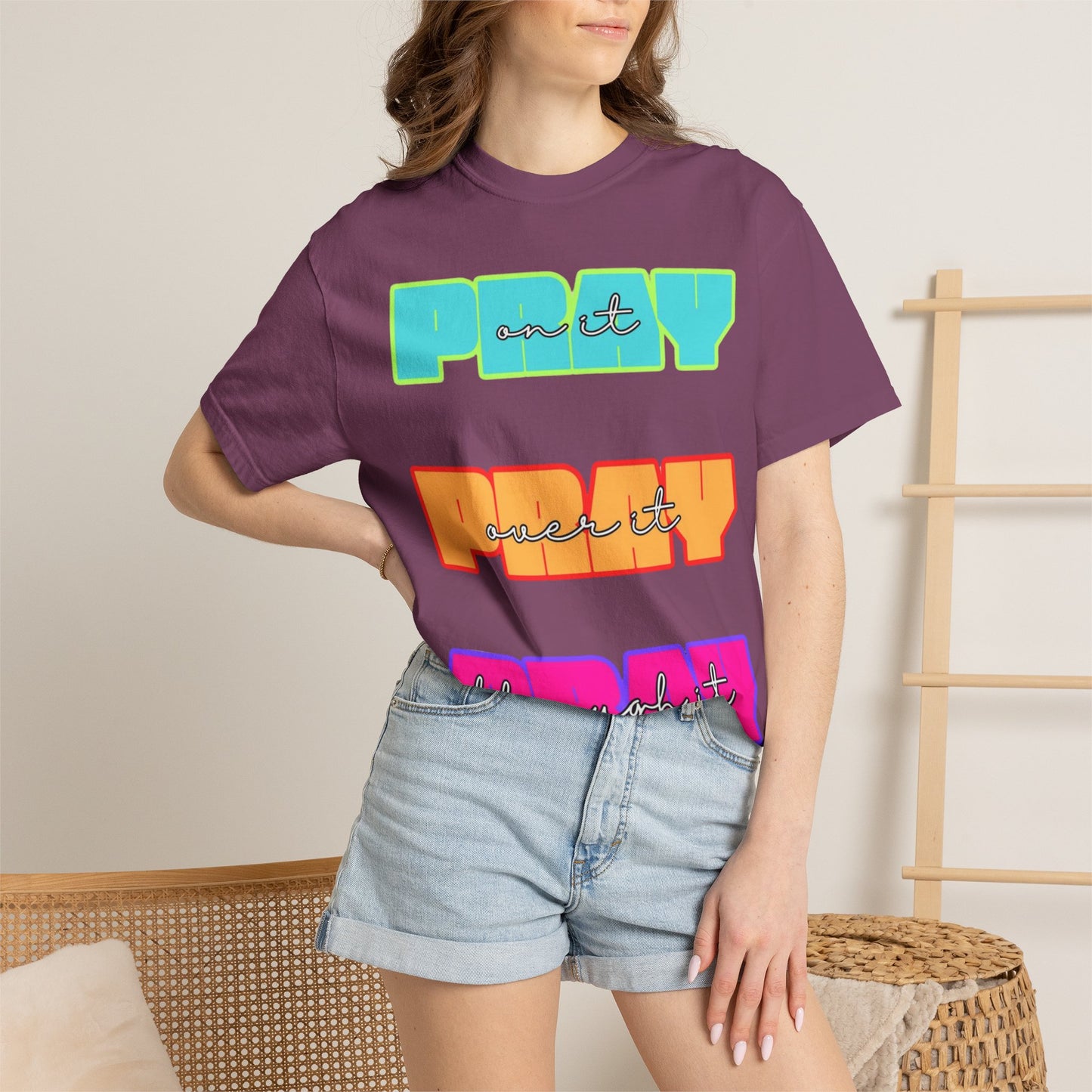 Play On It, Push It, Through It T-Shirt — Motivational Retro Graphic Tee