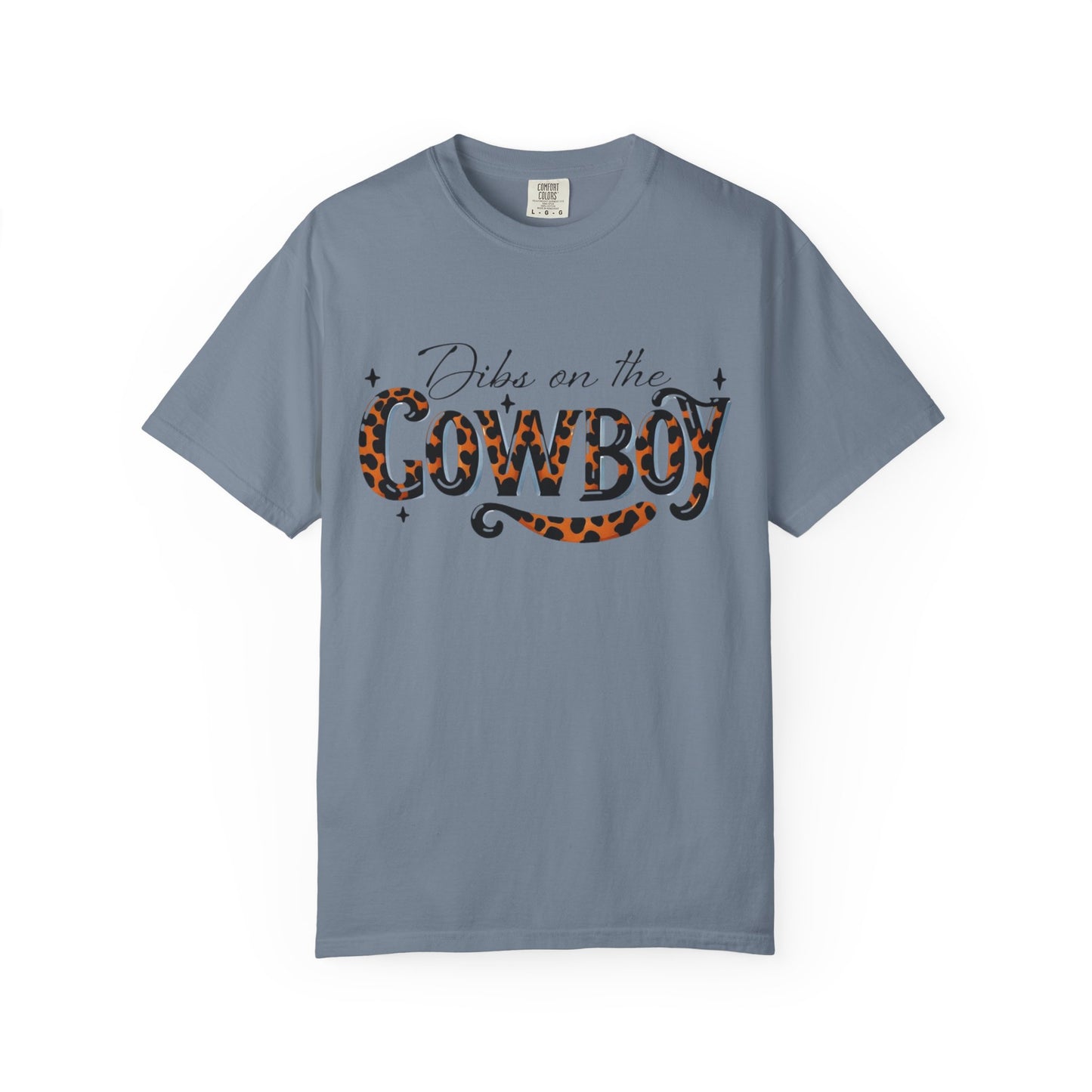 Dibs On The Cowboy Leopard Print T-Shirt