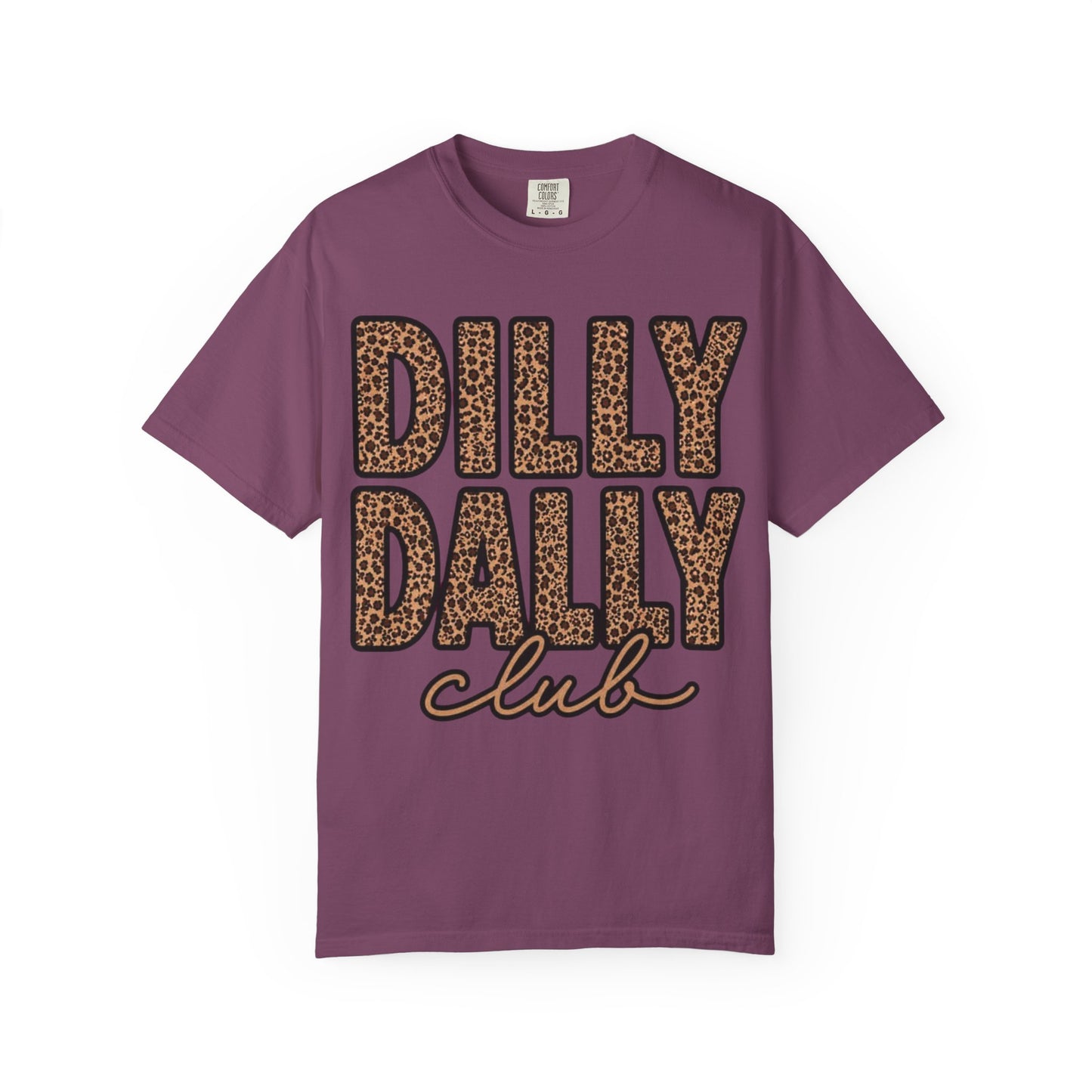Dilly Dally Club Leopard Print T-Shirt