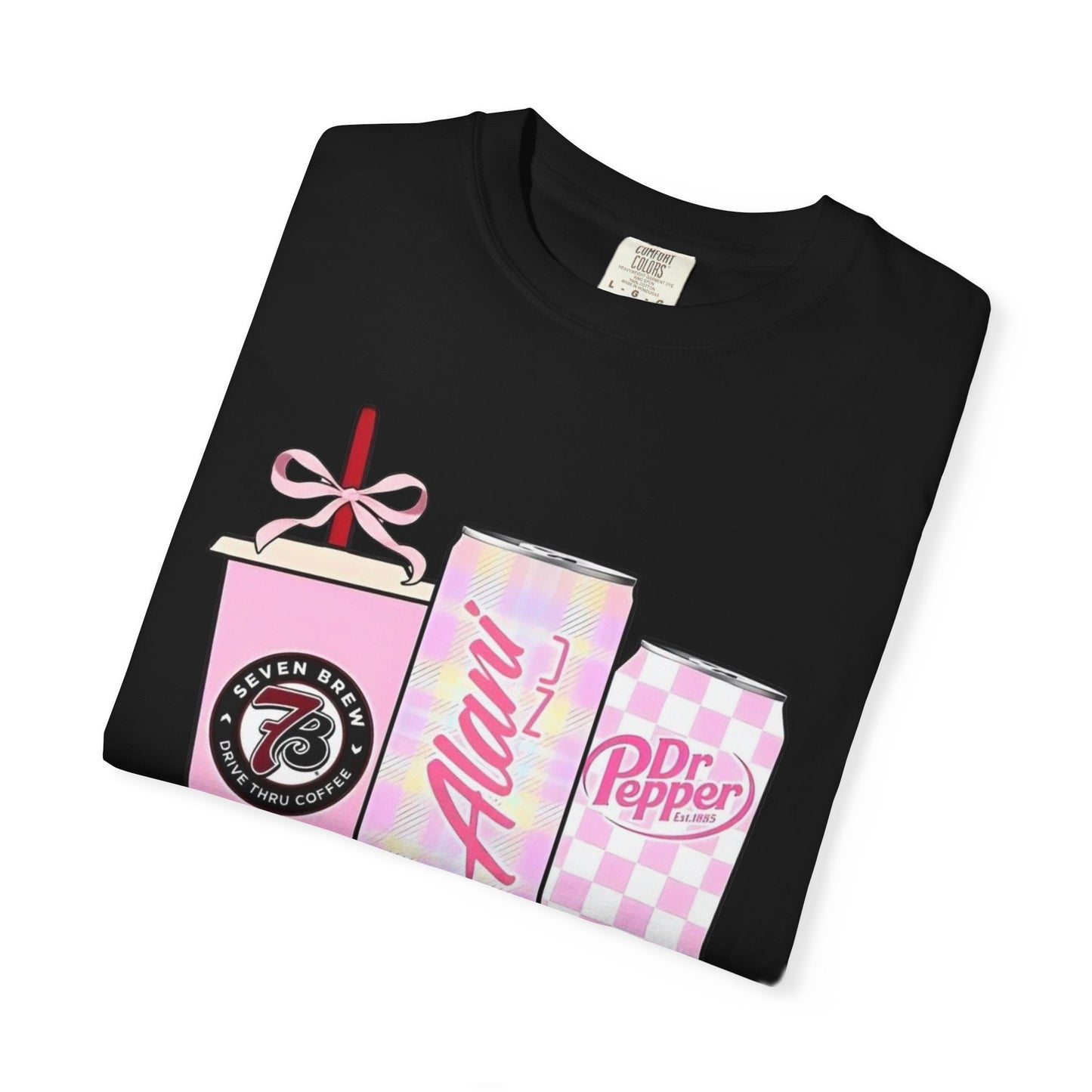 Yes, I've Ate Today T-shirt | Pink Drinks Illustration, Aloha Can, Dr Pepper