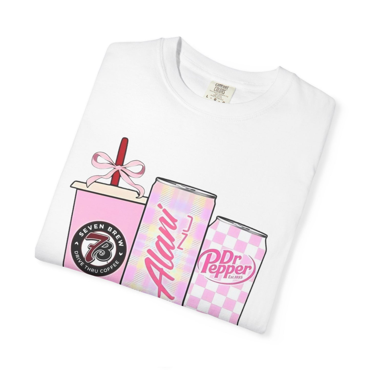 Yes, I've Ate Today T-shirt | Pink Drinks Illustration, Aloha Can, Dr Pepper