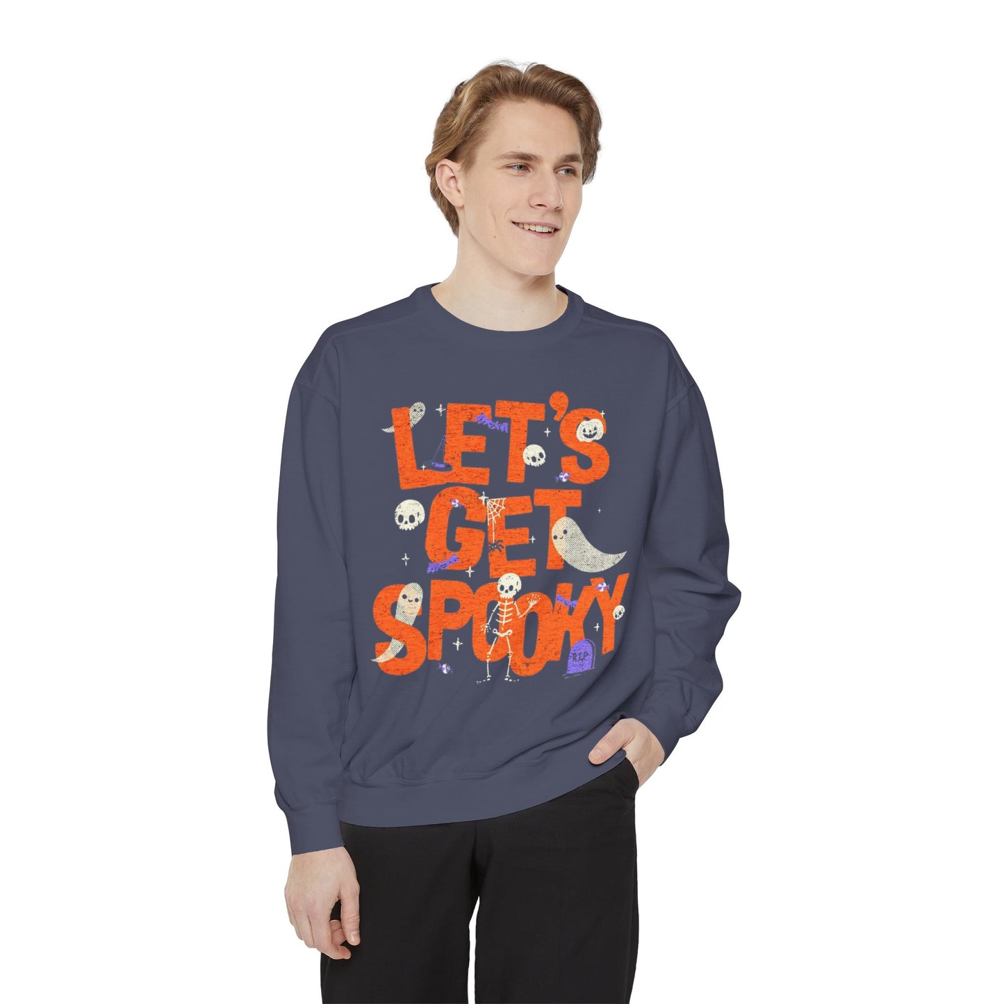 Let's Get Spooky Sweatshirt — Halloween Graphic Crewneck