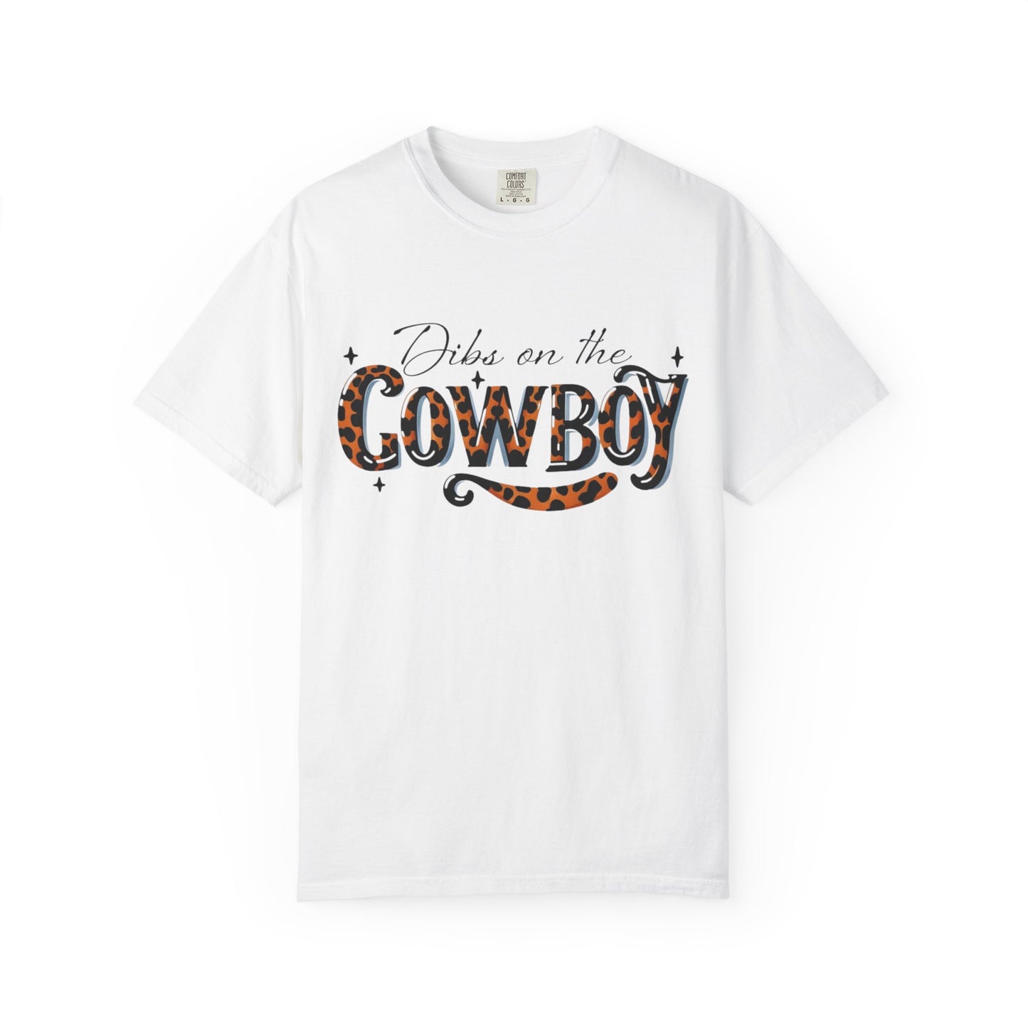 Dibs On The Cowboy Leopard Print T-Shirt