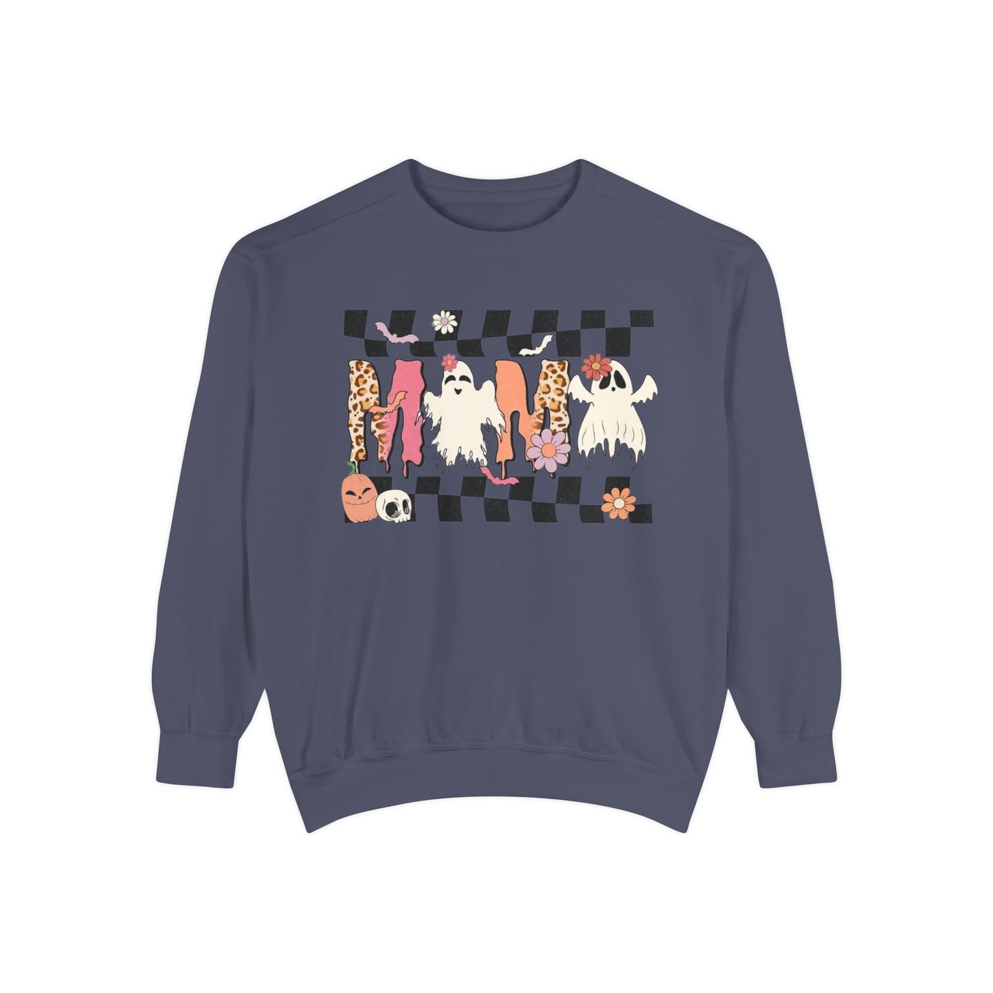 Checkerboard Cats Sweatshirt — Cute Cat Pattern Pullover