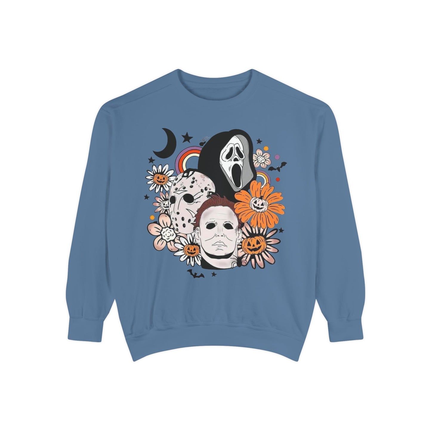 Horror Icons Floral Sweatshirt
