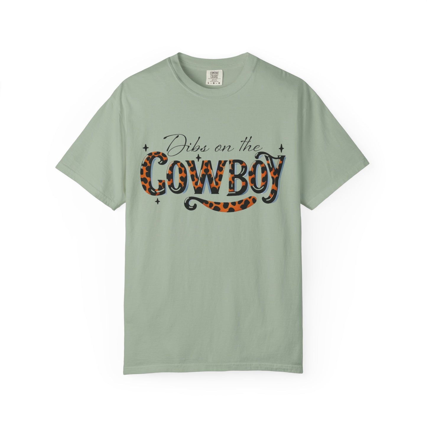 Dibs On The Cowboy Leopard Print T-Shirt