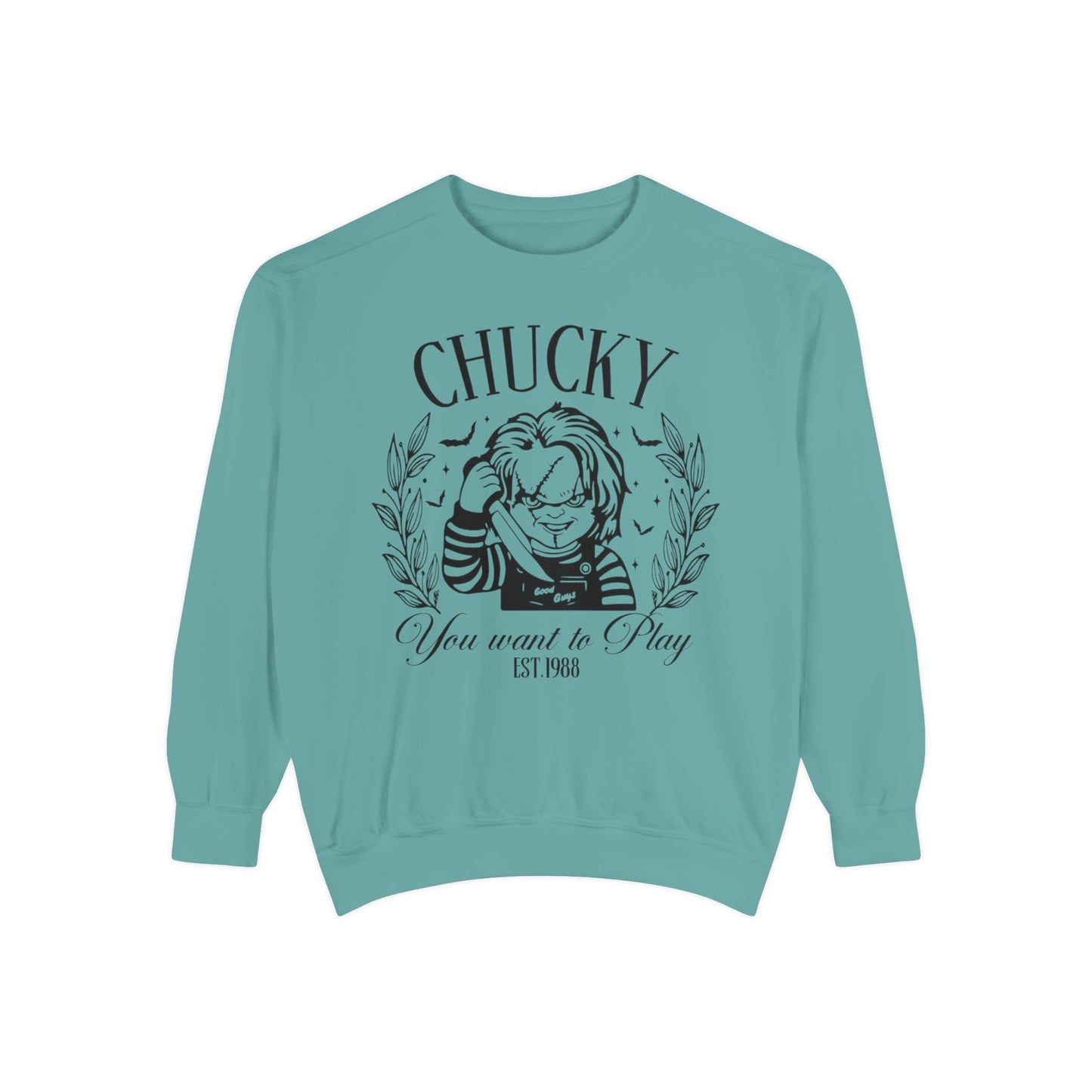 Chucky "You Want to Play" Graphic Sweatshirt