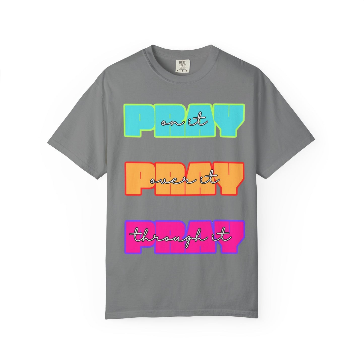 Play On It, Push It, Through It T-Shirt — Motivational Retro Graphic Tee