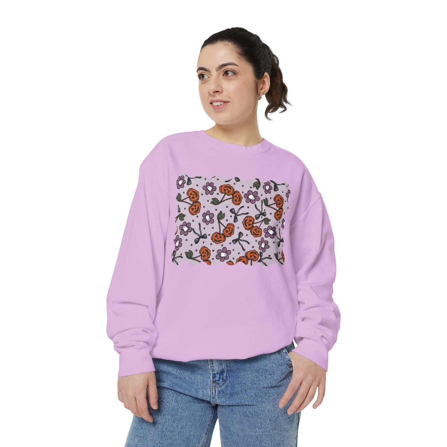 Floral Pumpkin Patch Sweatshirt