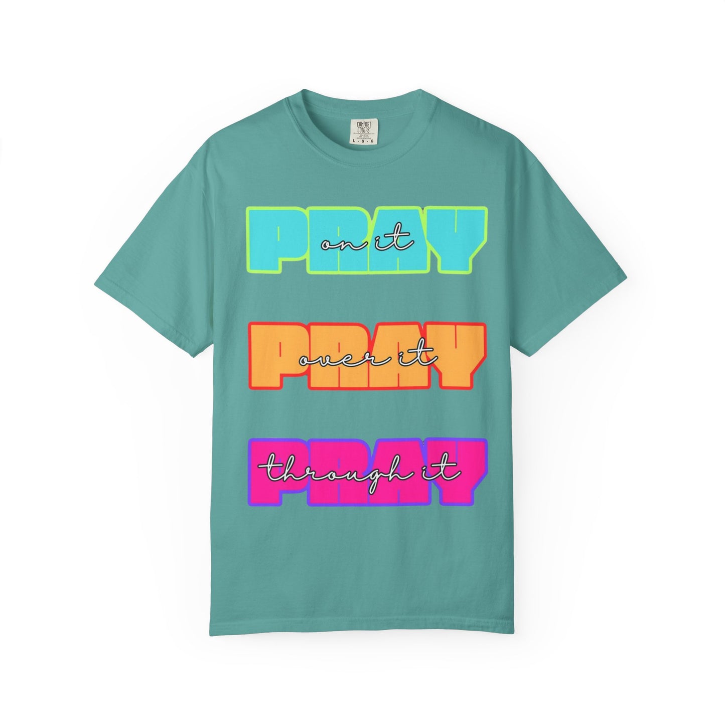 Play On It, Push It, Through It T-Shirt — Motivational Retro Graphic Tee