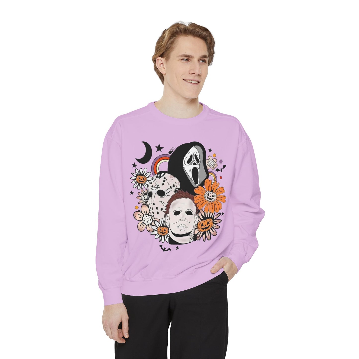 Horror Icons Floral Sweatshirt