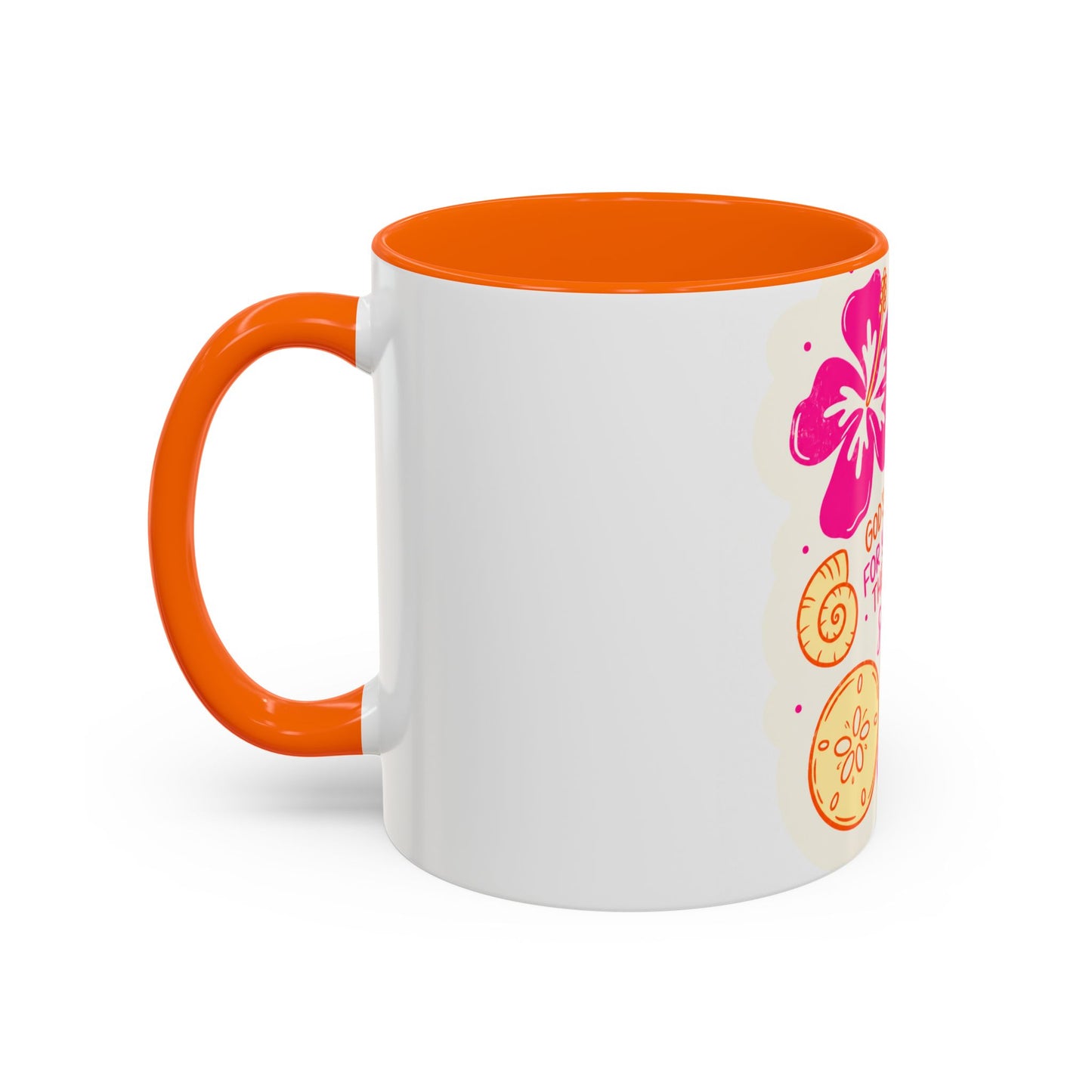 Inspirational Beach Coffee Mug — “God’s Thoughts for You Outnumber the Grains of Sand”