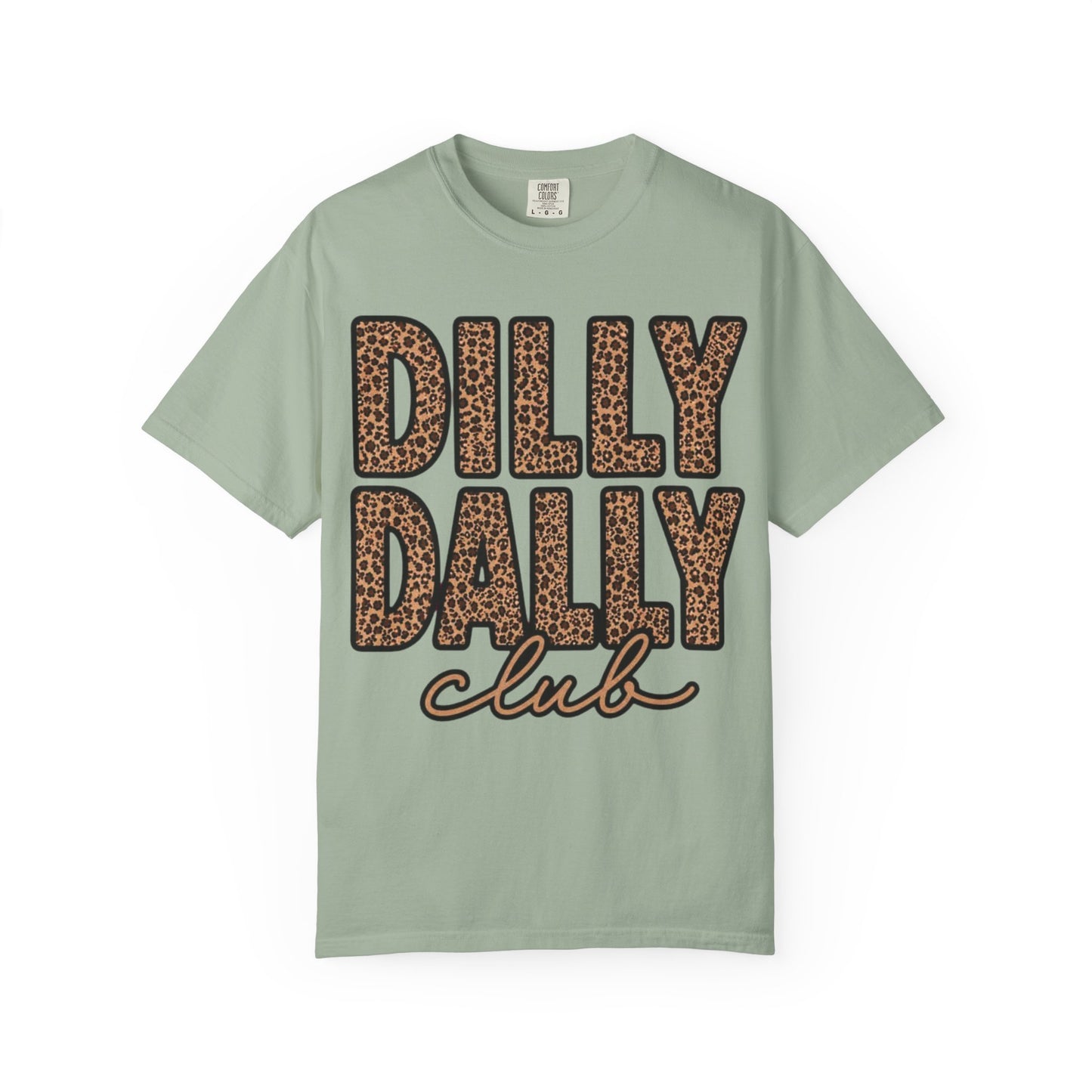 Dilly Dally Club Leopard Print T-Shirt