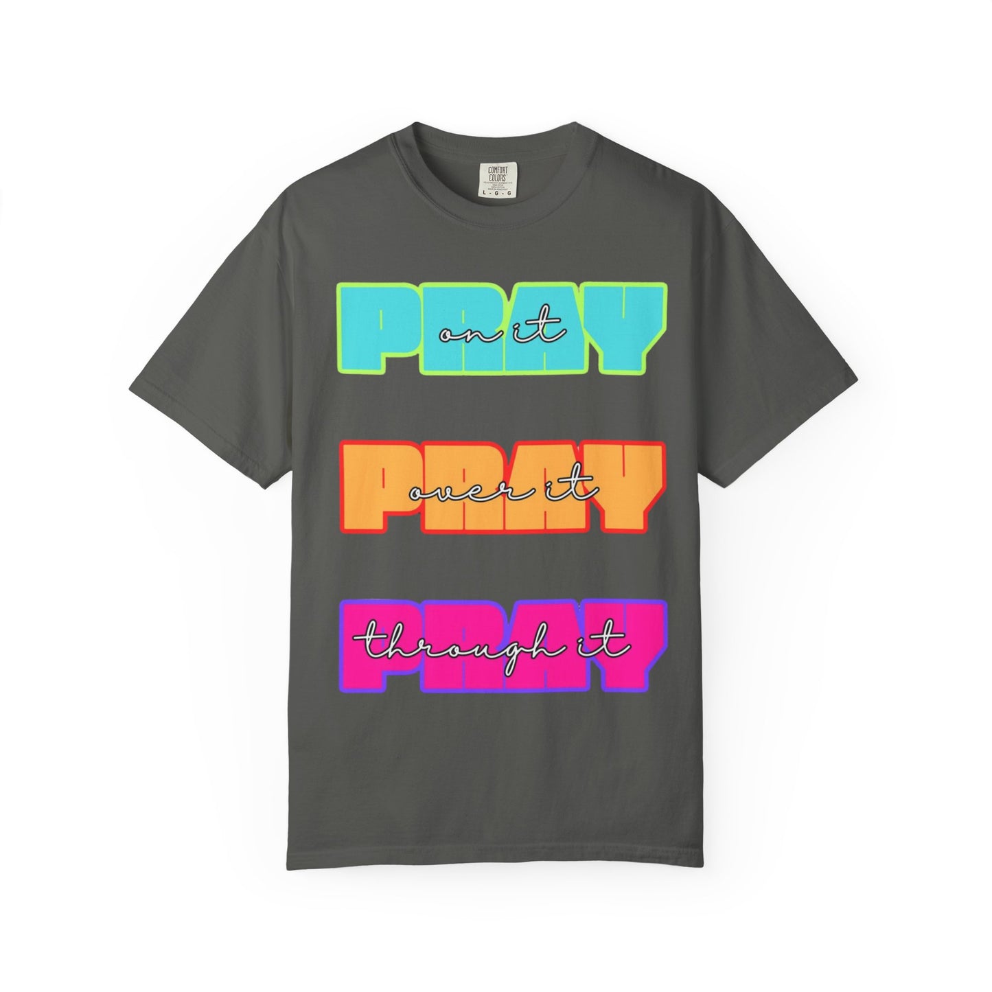 Play On It, Push It, Through It T-Shirt — Motivational Retro Graphic Tee