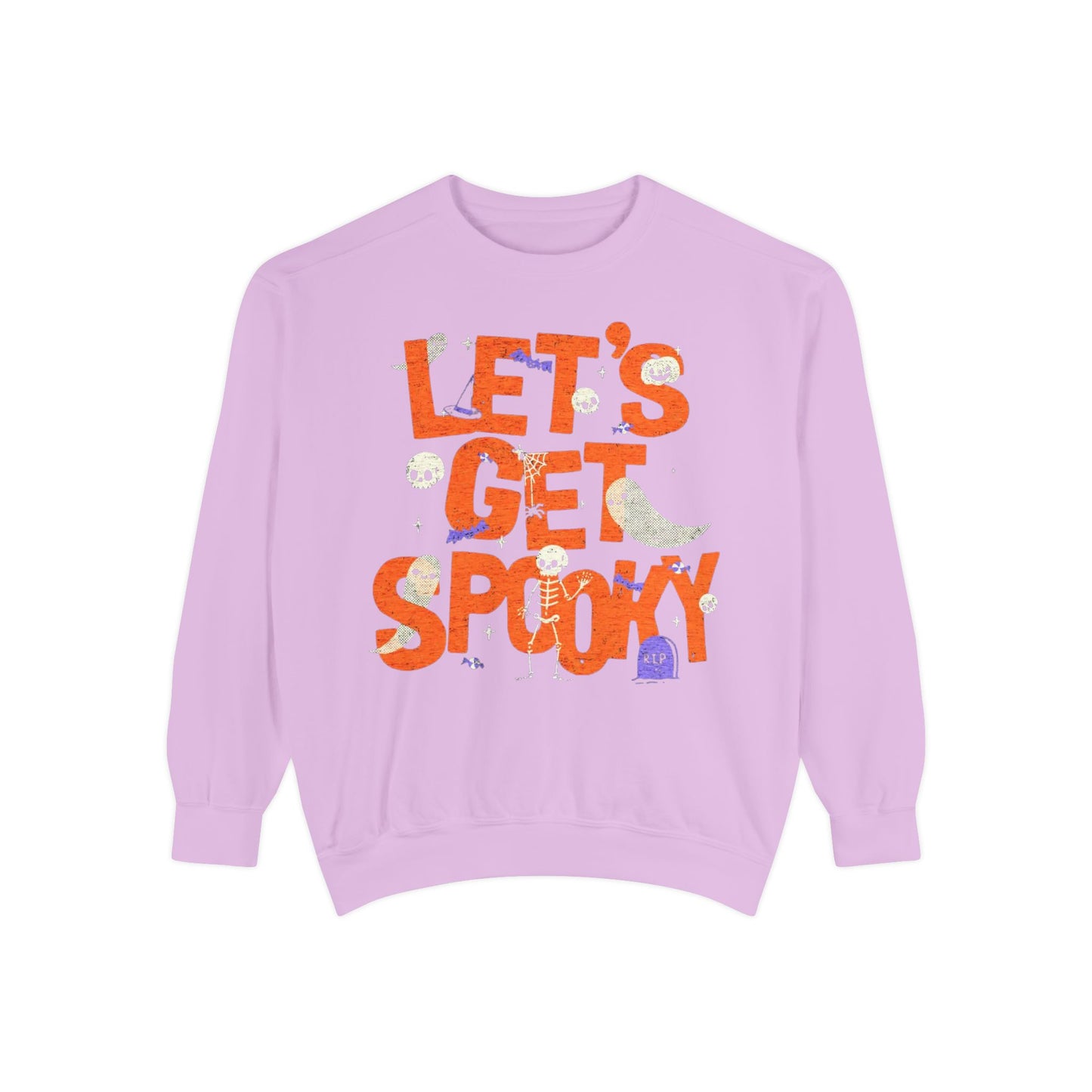 Let's Get Spooky Sweatshirt — Halloween Graphic Crewneck