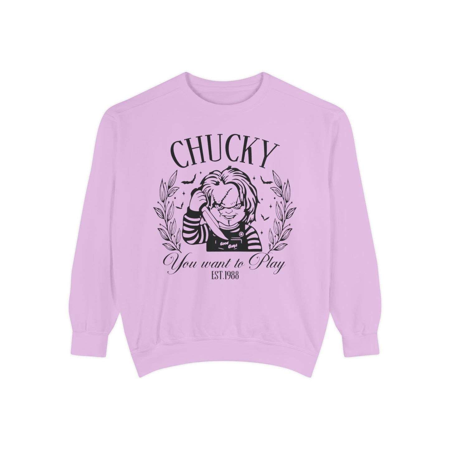 Chucky "You Want to Play" Graphic Sweatshirt