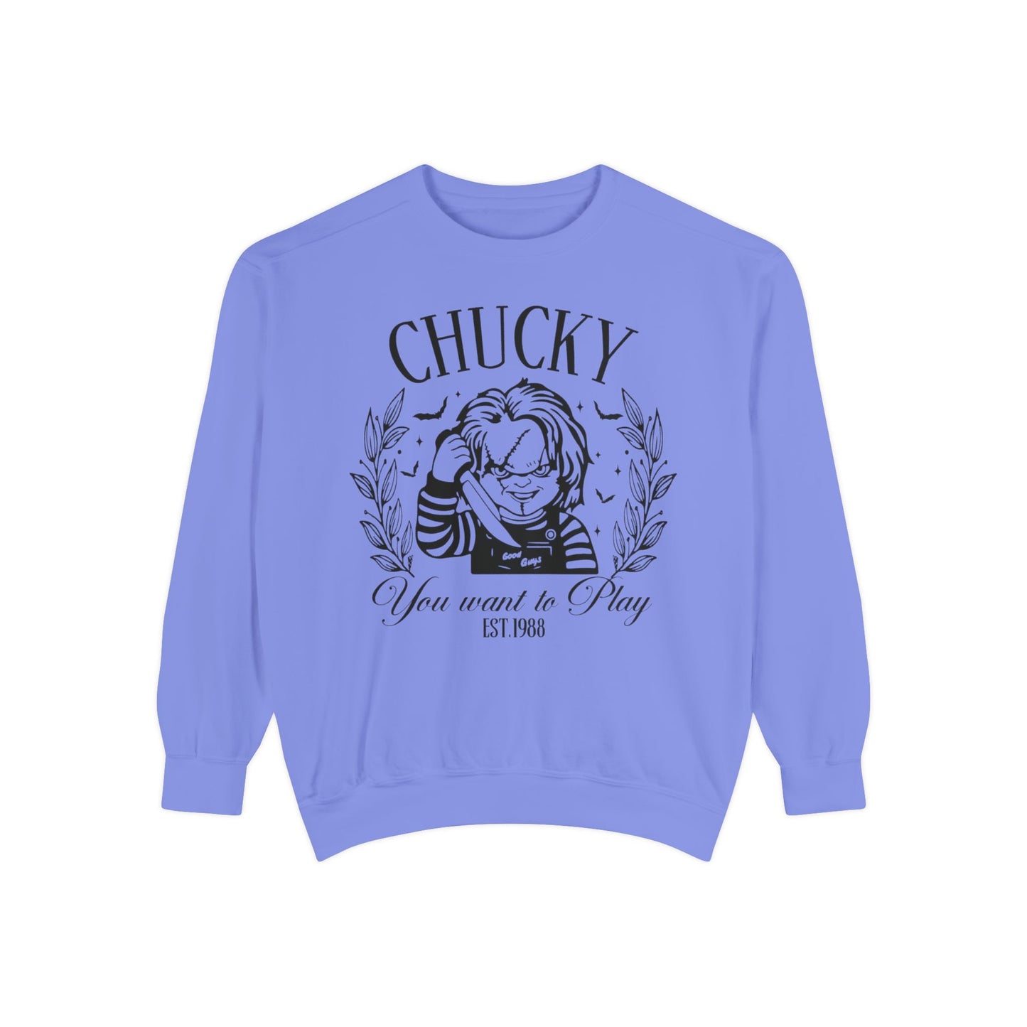 Chucky "You Want to Play" Graphic Sweatshirt