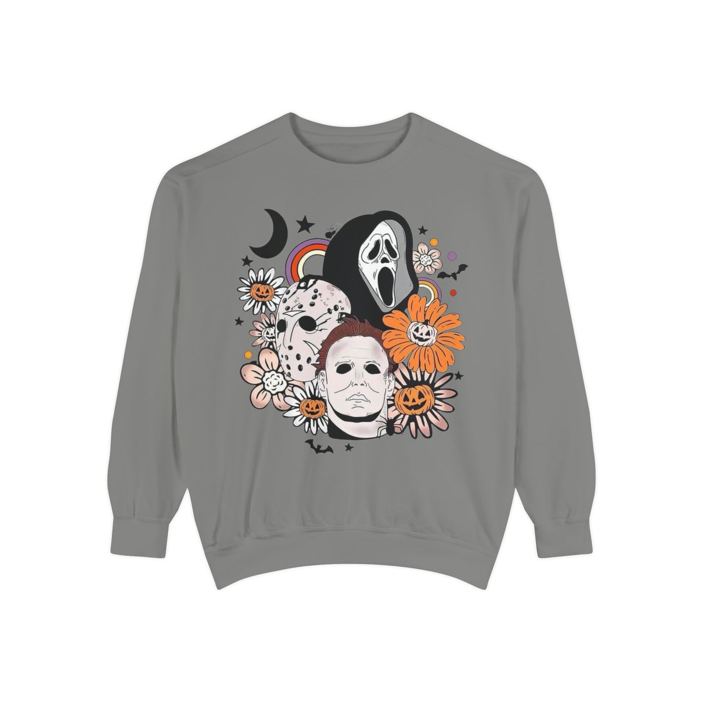Horror Icons Floral Sweatshirt