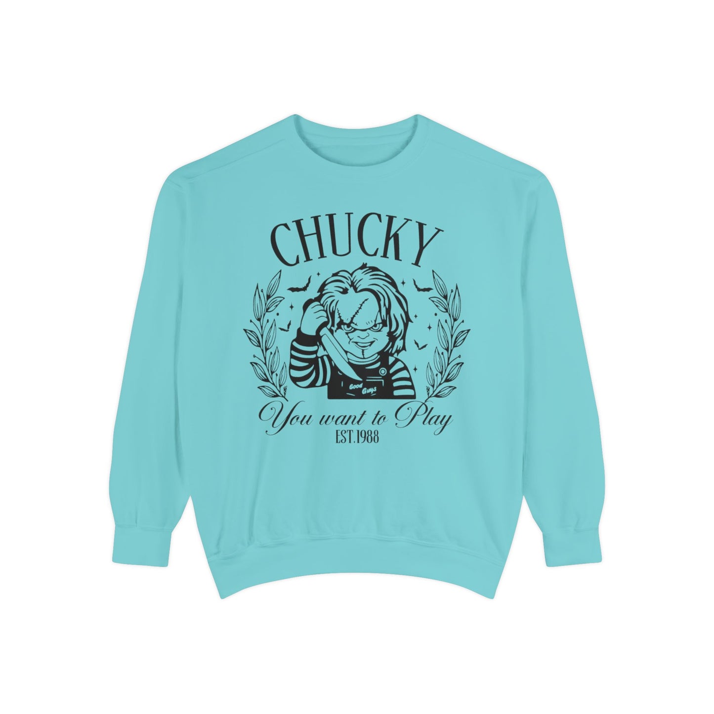 Chucky "You Want to Play" Graphic Sweatshirt