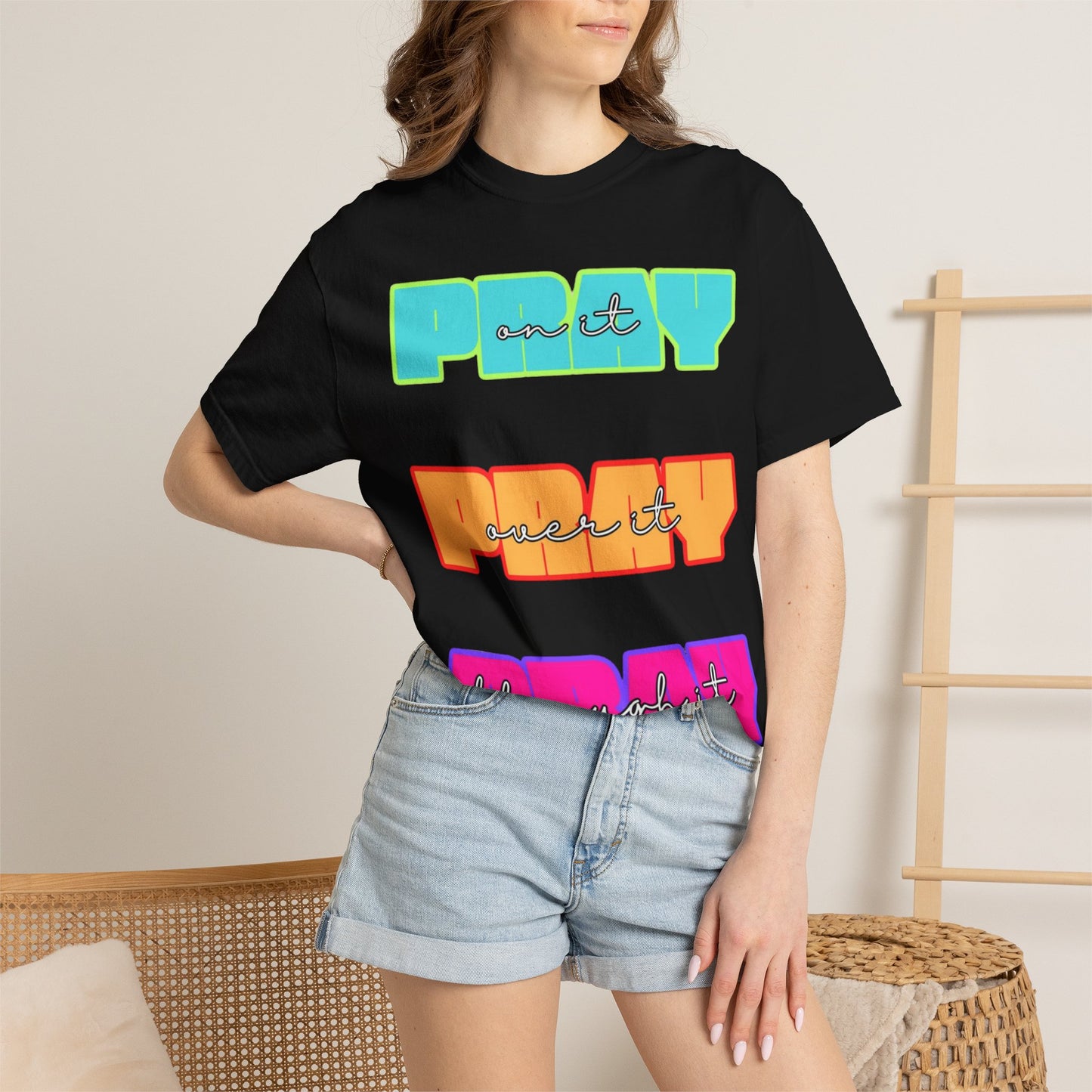 Play On It, Push It, Through It T-Shirt — Motivational Retro Graphic Tee