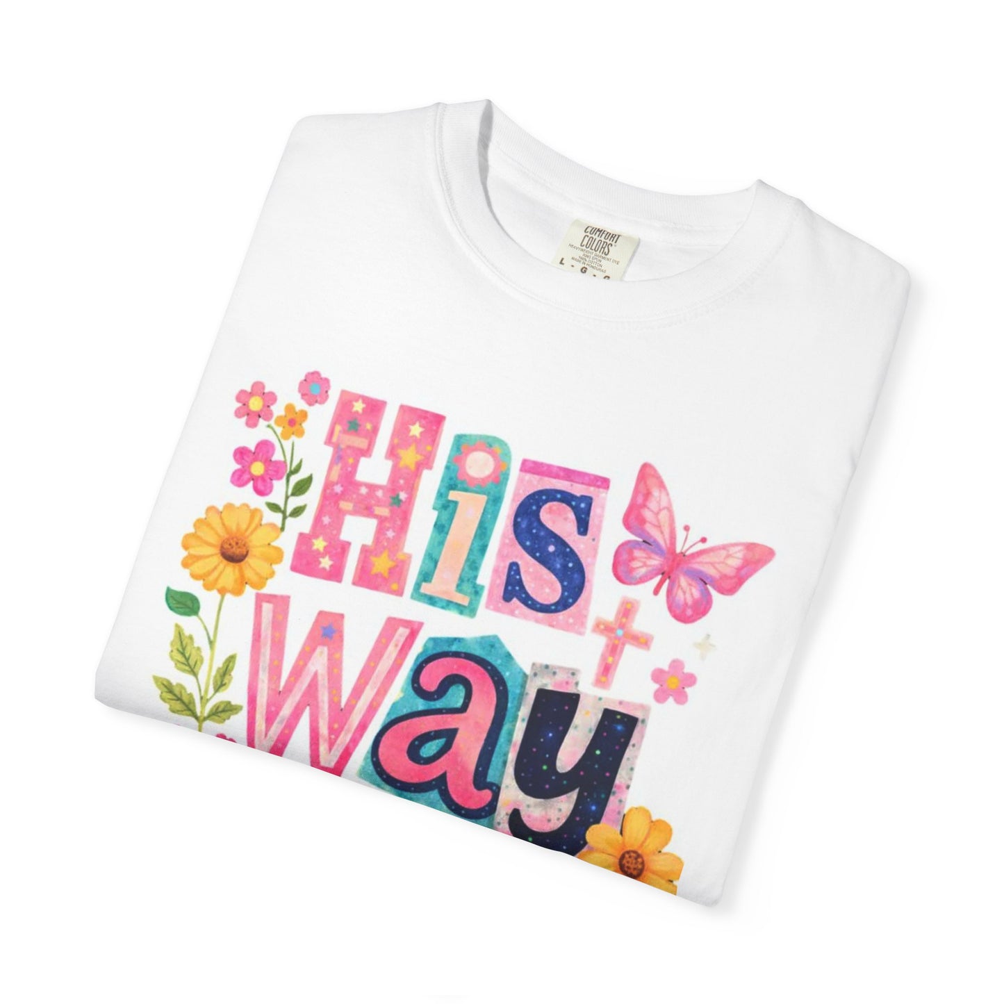 This Way Is Better Floral Graphic T-Shirt