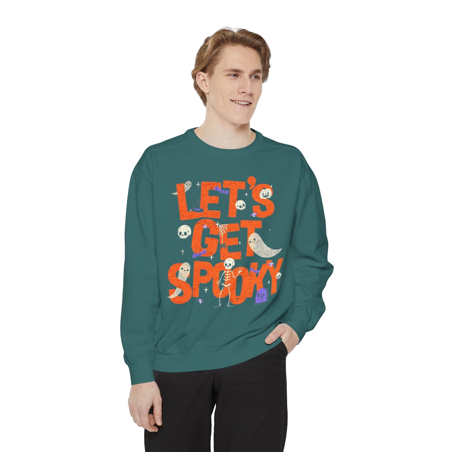 Let's Get Spooky Sweatshirt — Halloween Graphic Crewneck