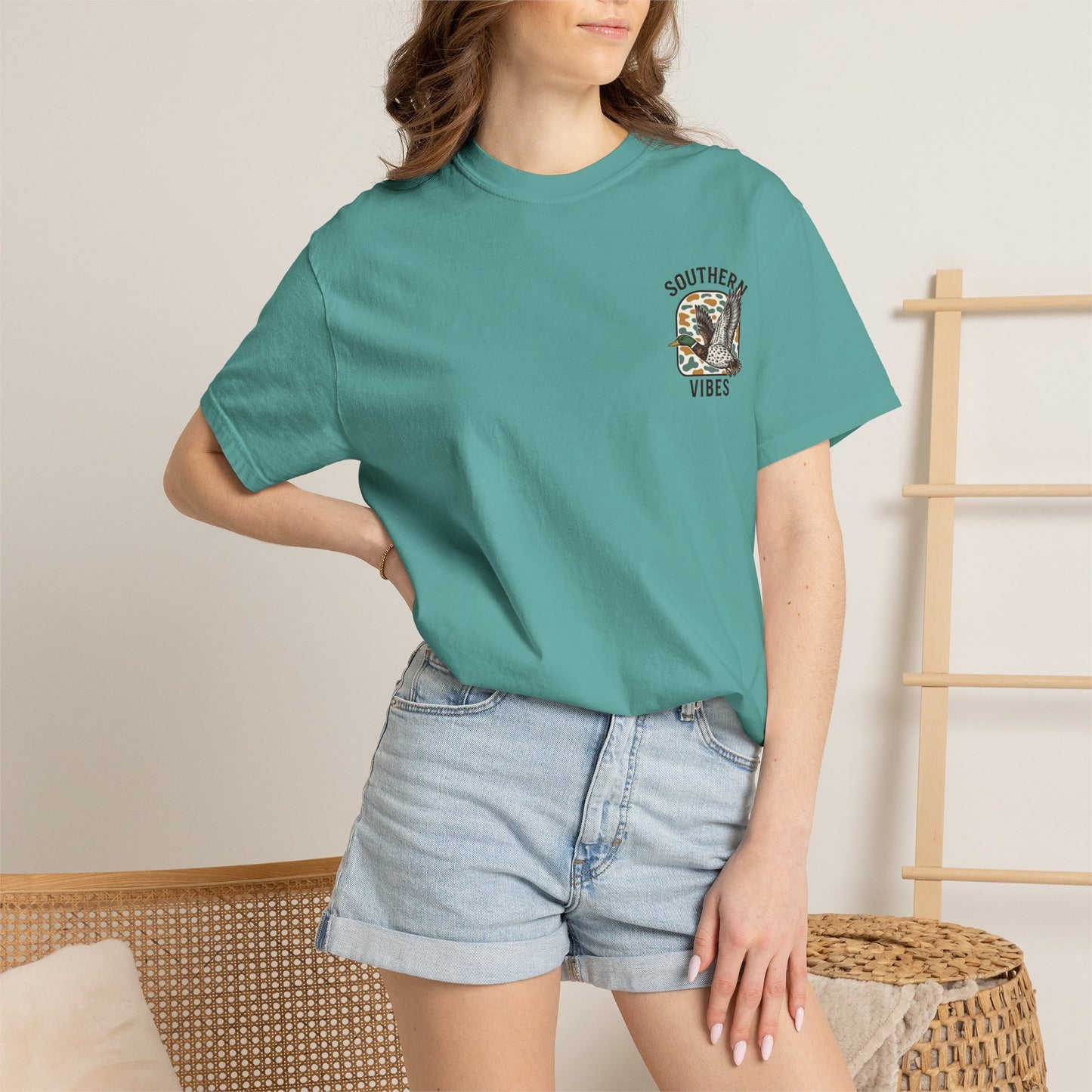 Southern Vibes Duck Graphic T‑Shirt