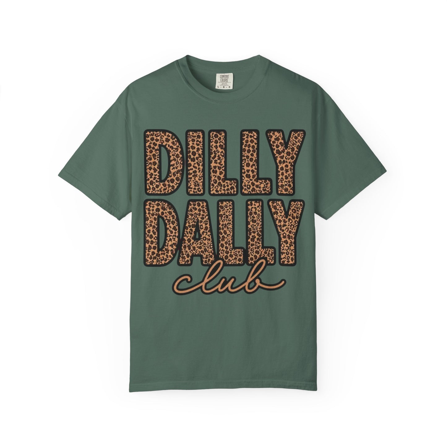 Dilly Dally Club Leopard Print T-Shirt