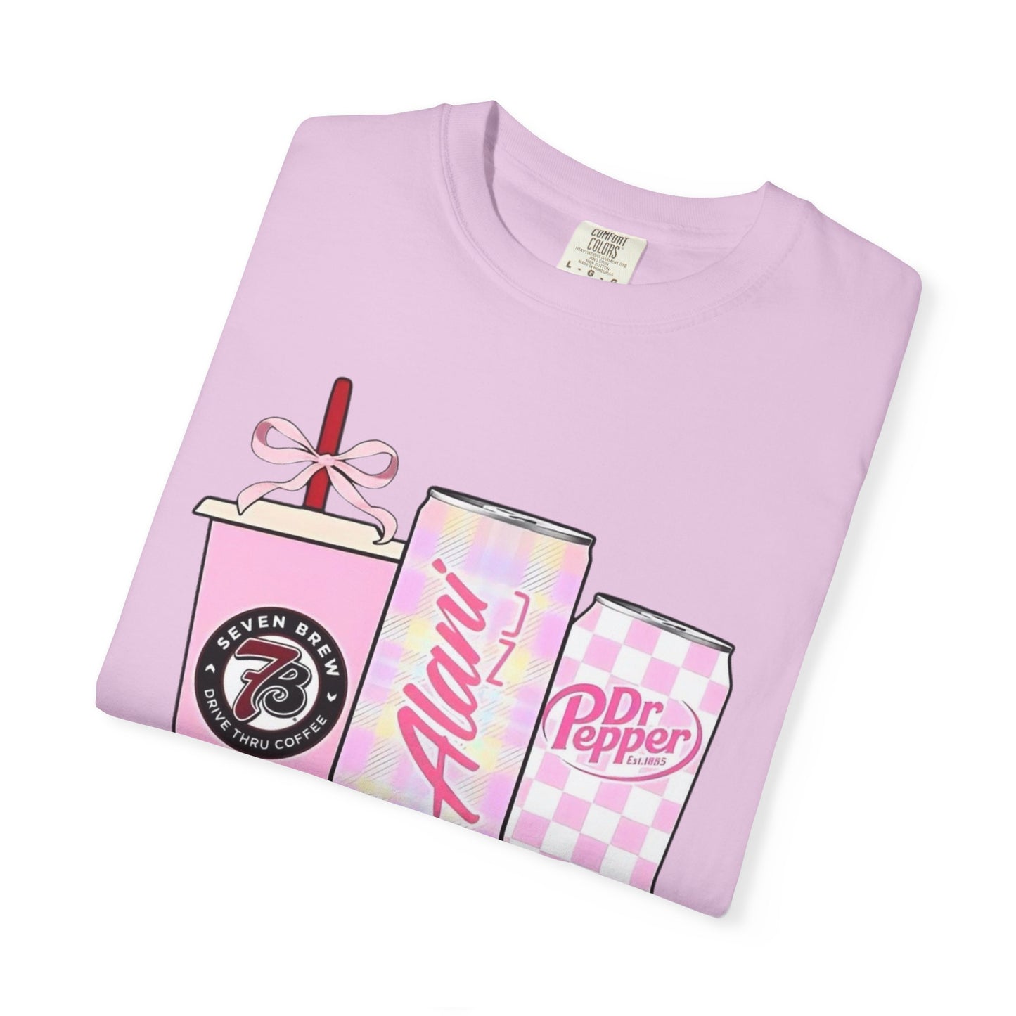 Yes, I've Ate Today T-shirt | Pink Drinks Illustration, Aloha Can, Dr Pepper