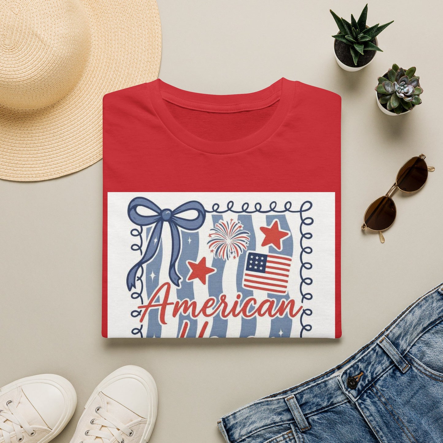 American Honey T-Shirt — Patriotic 4th of July Graphic Tee