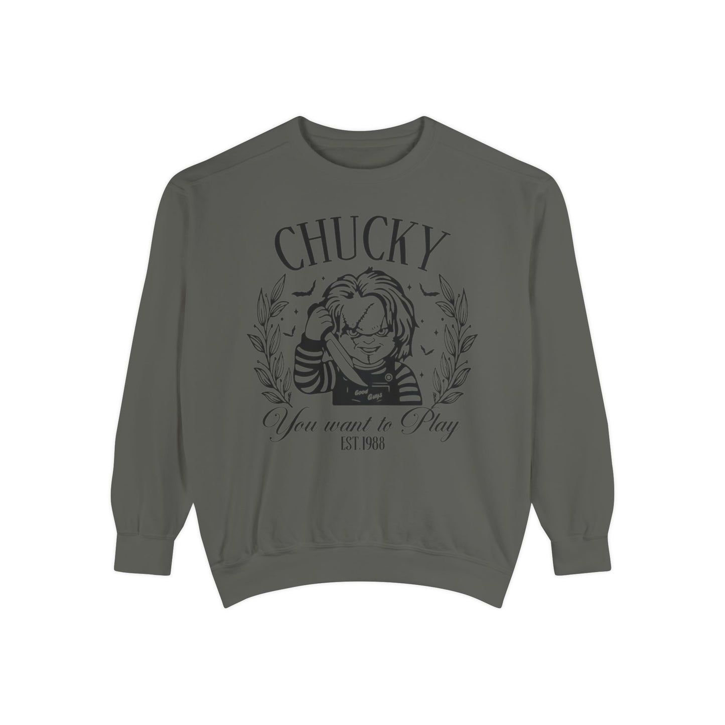 Chucky "You Want to Play" Graphic Sweatshirt