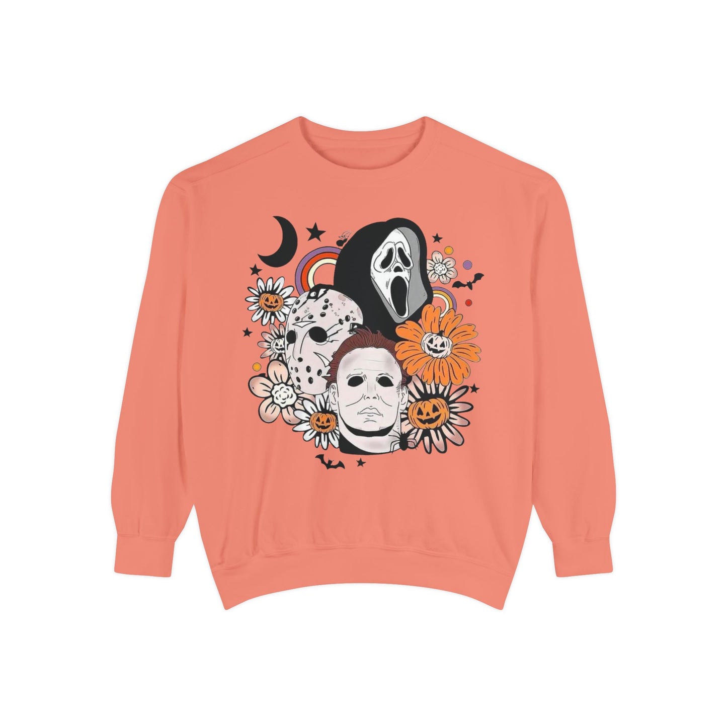Horror Icons Floral Sweatshirt