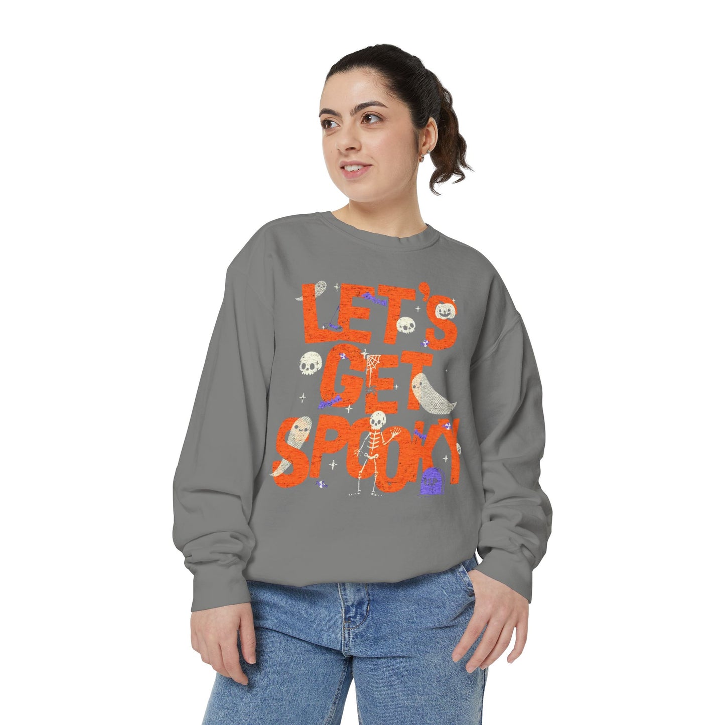 Let's Get Spooky Sweatshirt — Halloween Graphic Crewneck