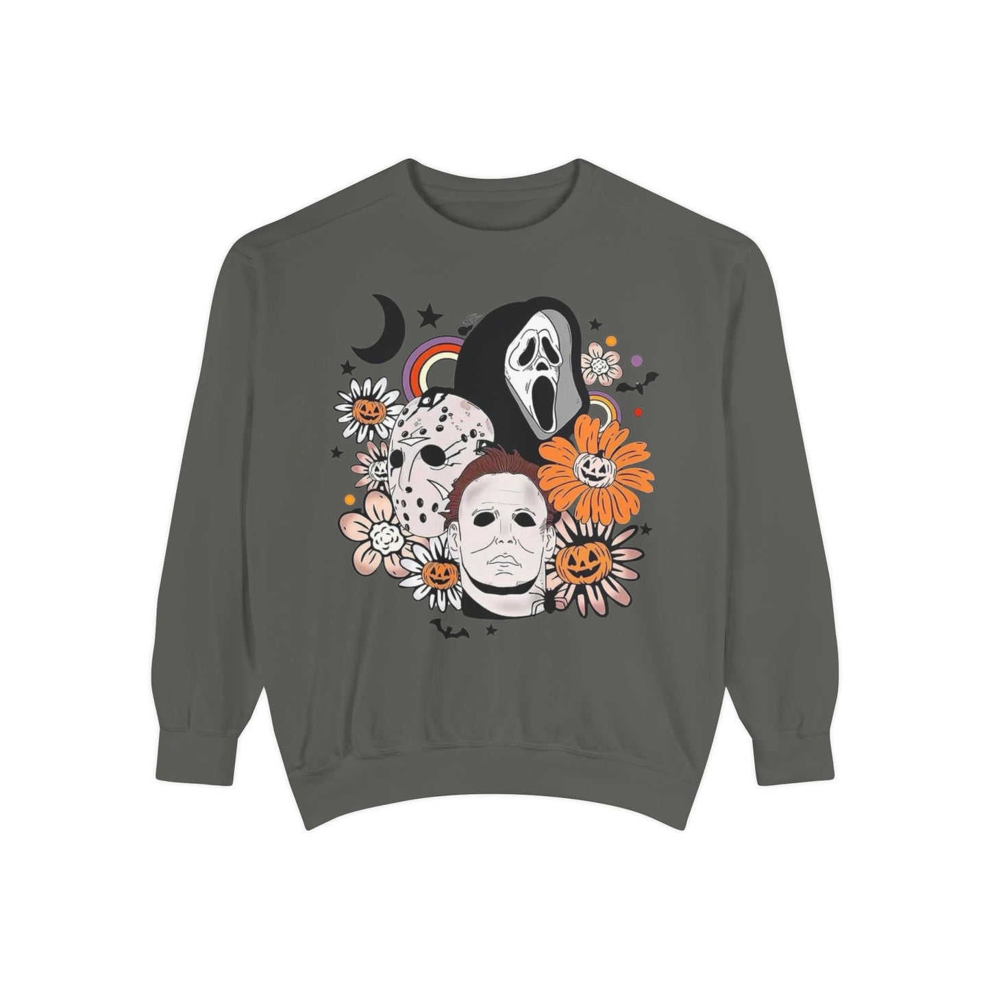 Horror Icons Floral Sweatshirt