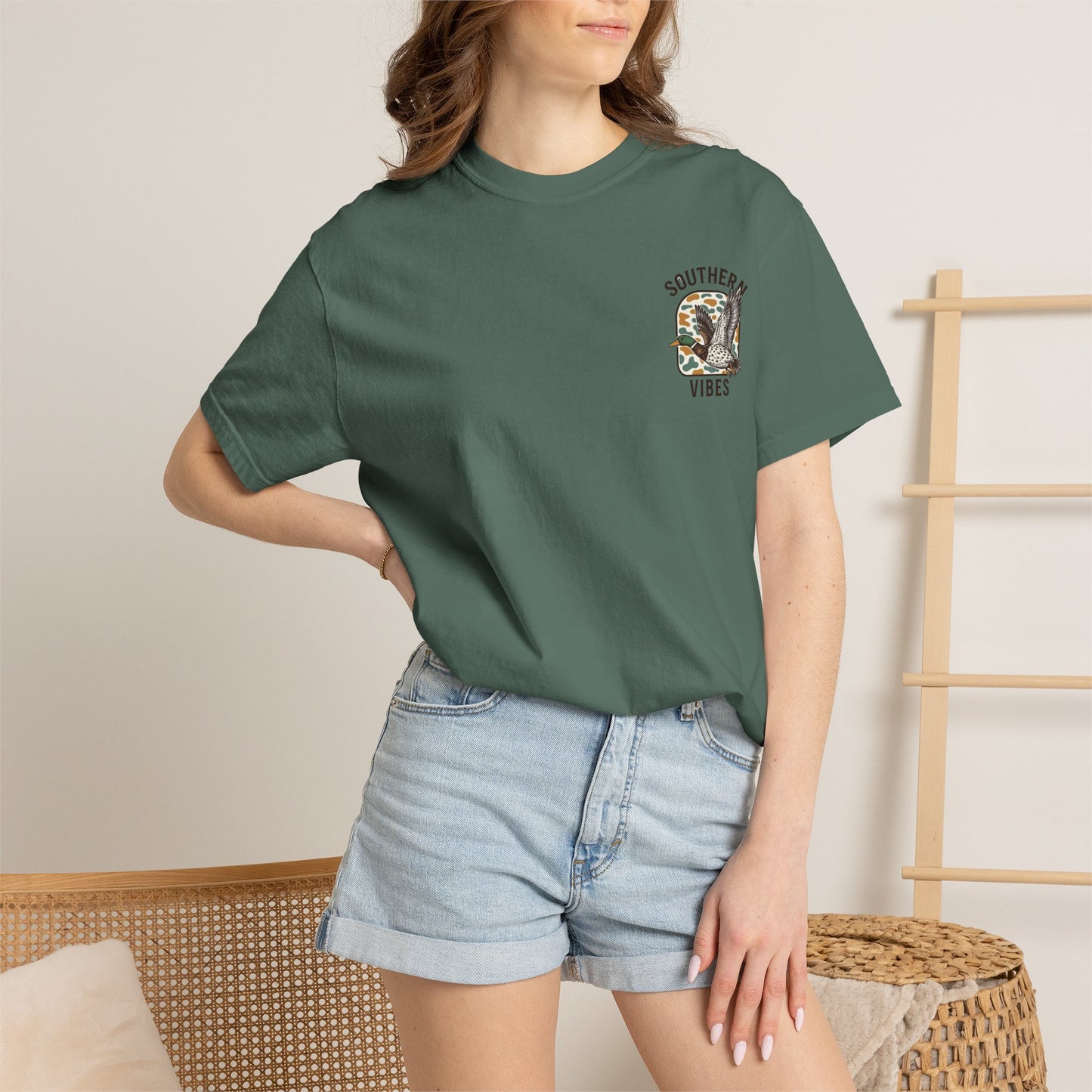 Southern Vibes Duck Graphic T‑Shirt