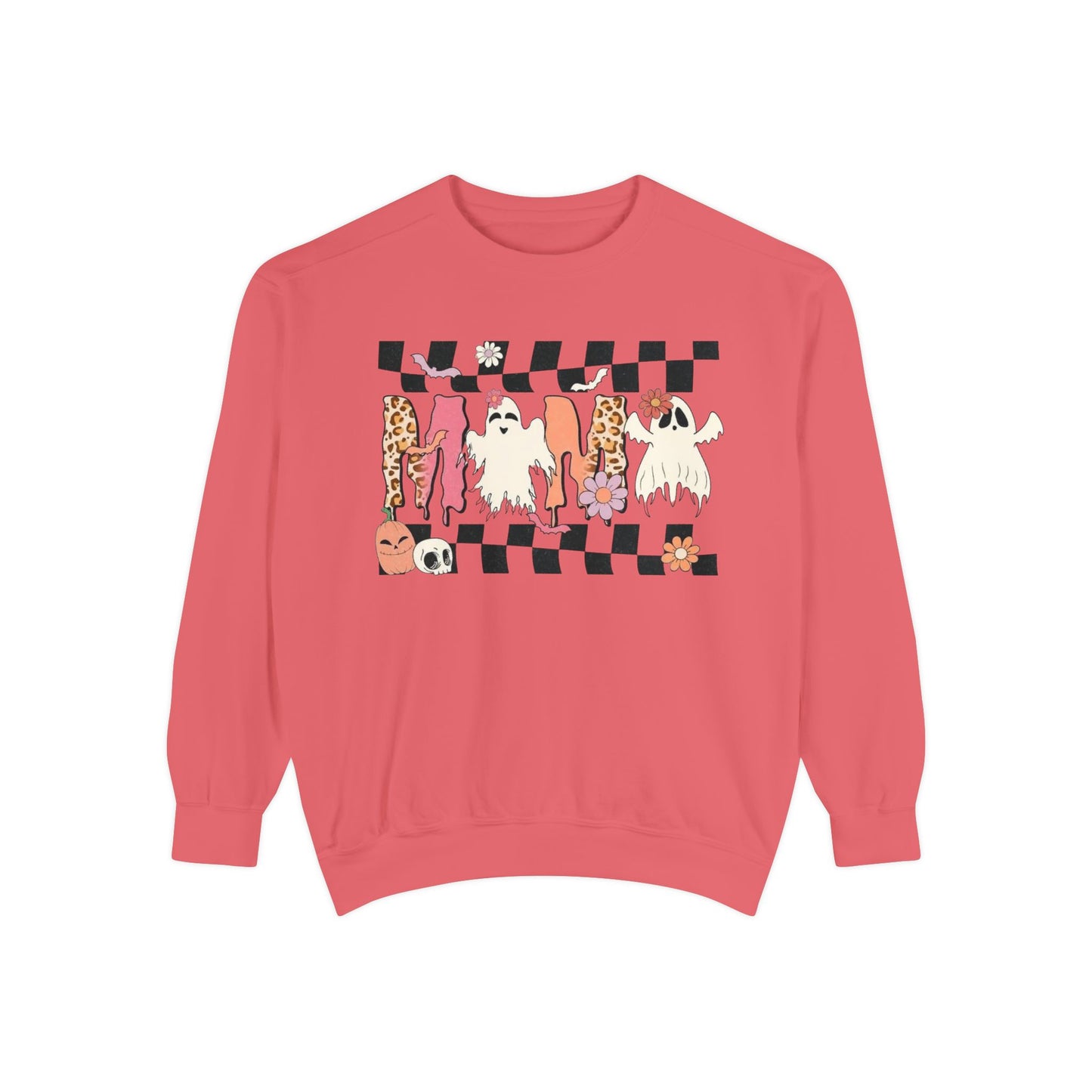 Checkerboard Cats Sweatshirt — Cute Cat Pattern Pullover