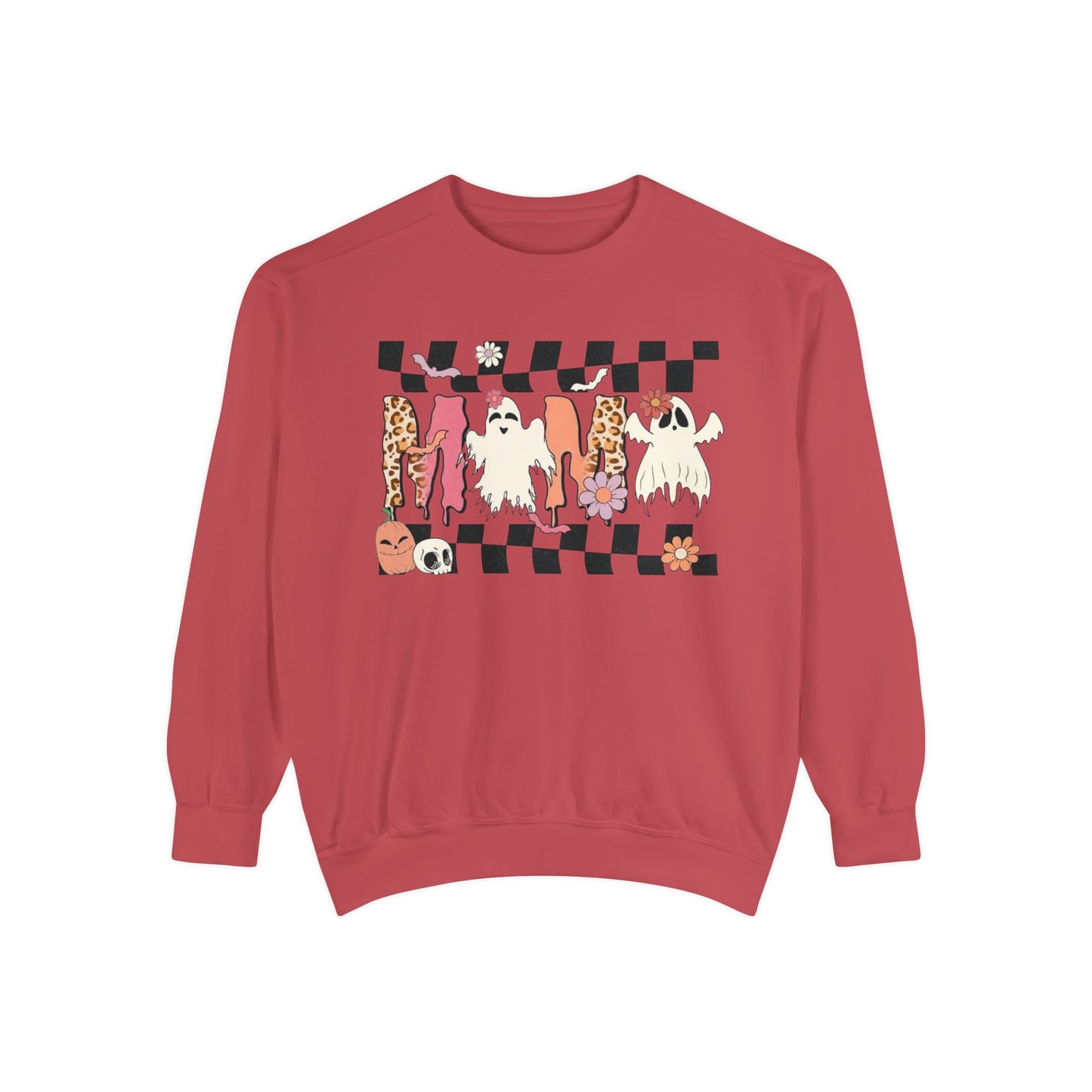Checkerboard Cats Sweatshirt — Cute Cat Pattern Pullover