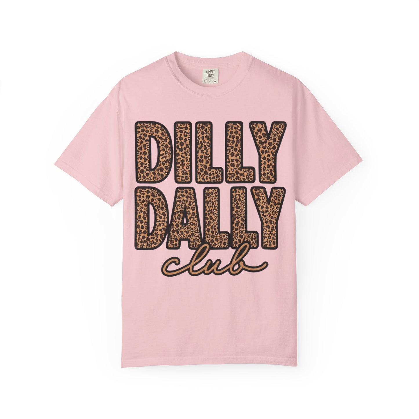 Dilly Dally Club Leopard Print T-Shirt