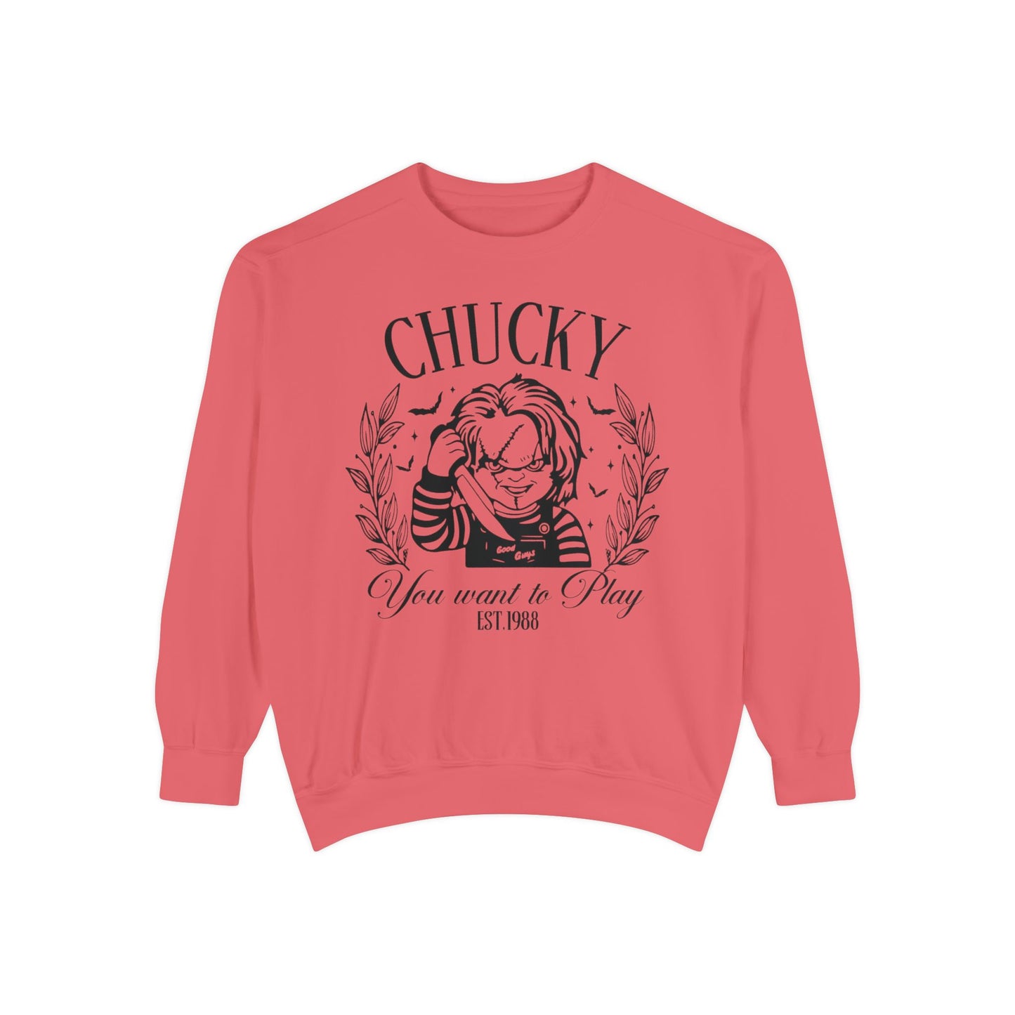 Chucky "You Want to Play" Graphic Sweatshirt