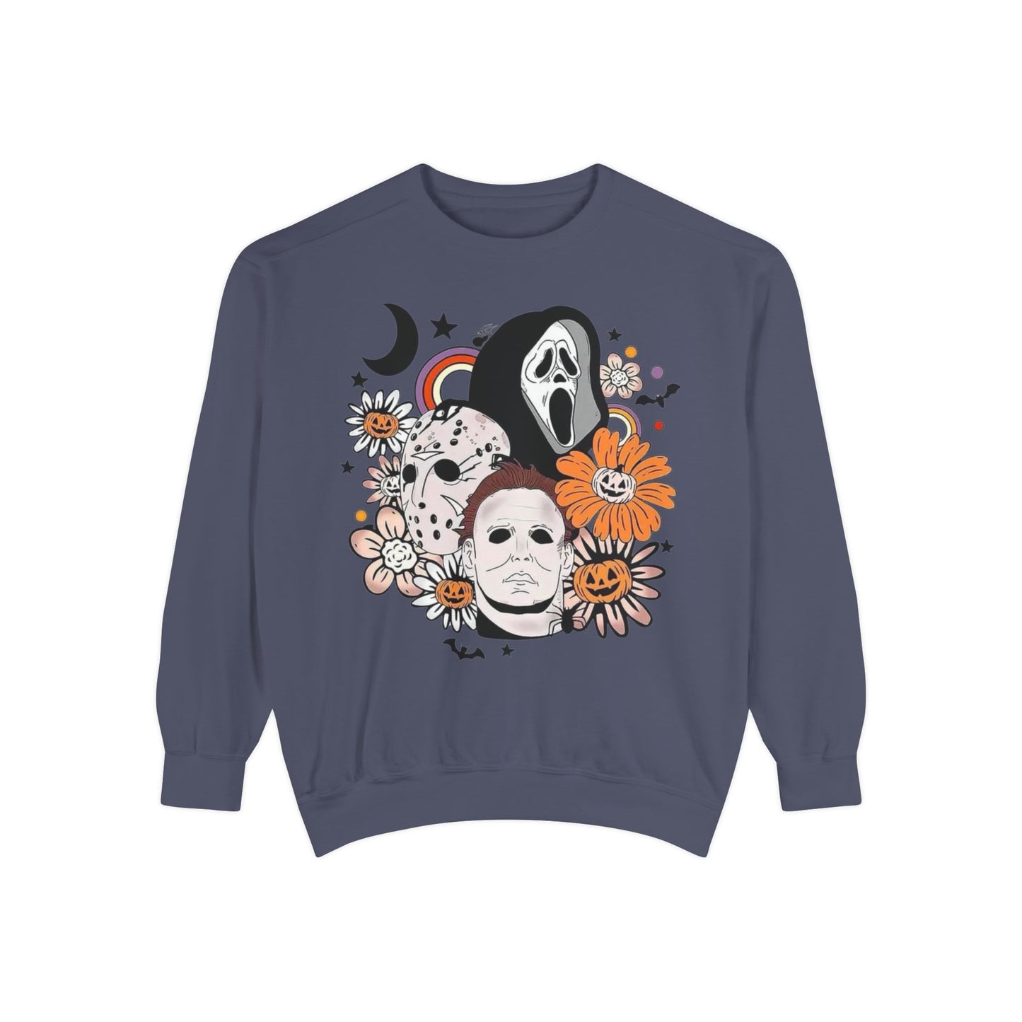 Horror Icons Floral Sweatshirt