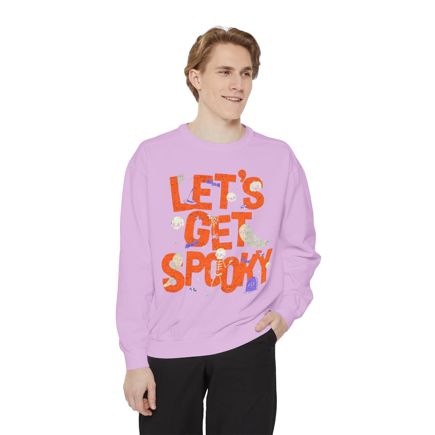 Let's Get Spooky Sweatshirt — Halloween Graphic Crewneck