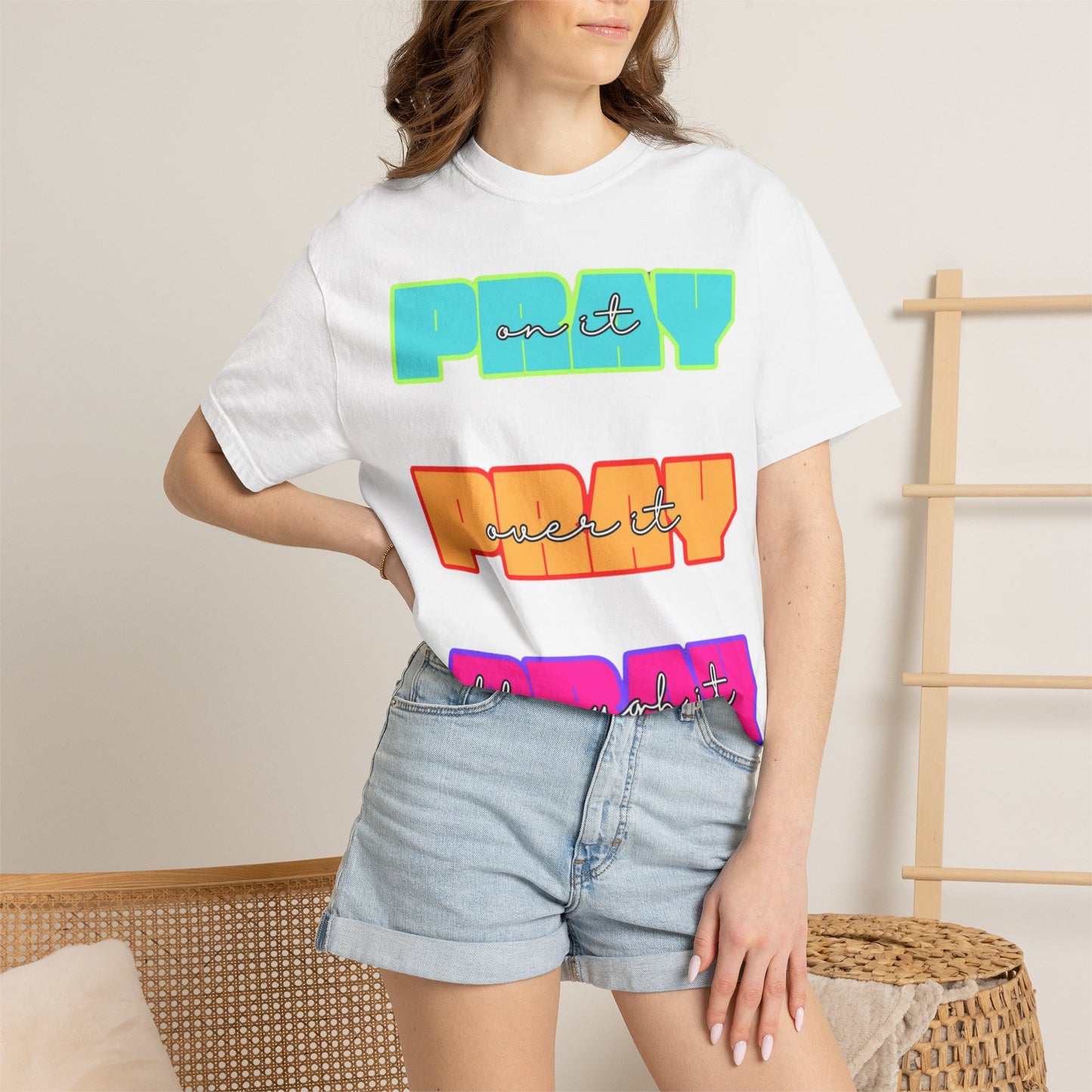 Play On It, Push It, Through It T-Shirt — Motivational Retro Graphic Tee