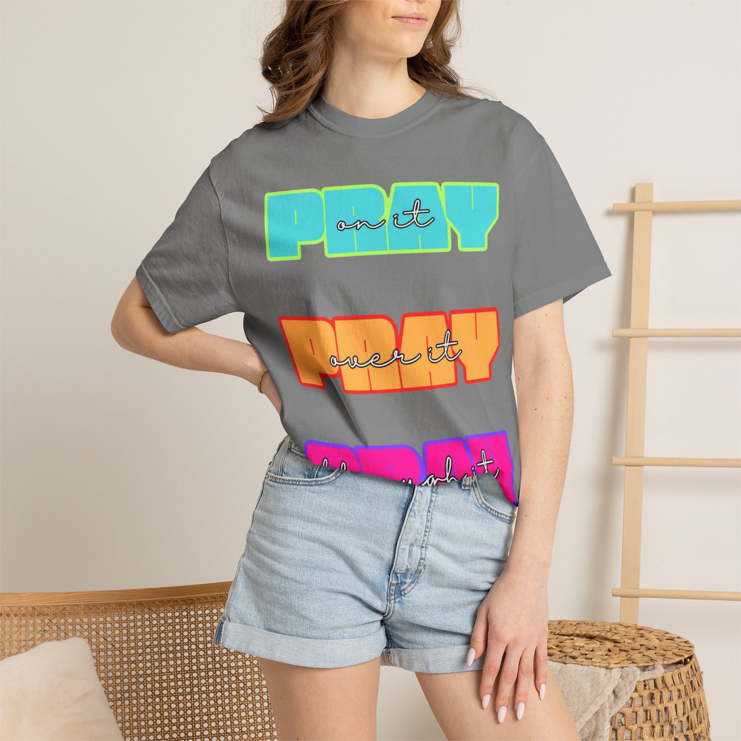 Play On It, Push It, Through It T-Shirt — Motivational Retro Graphic Tee
